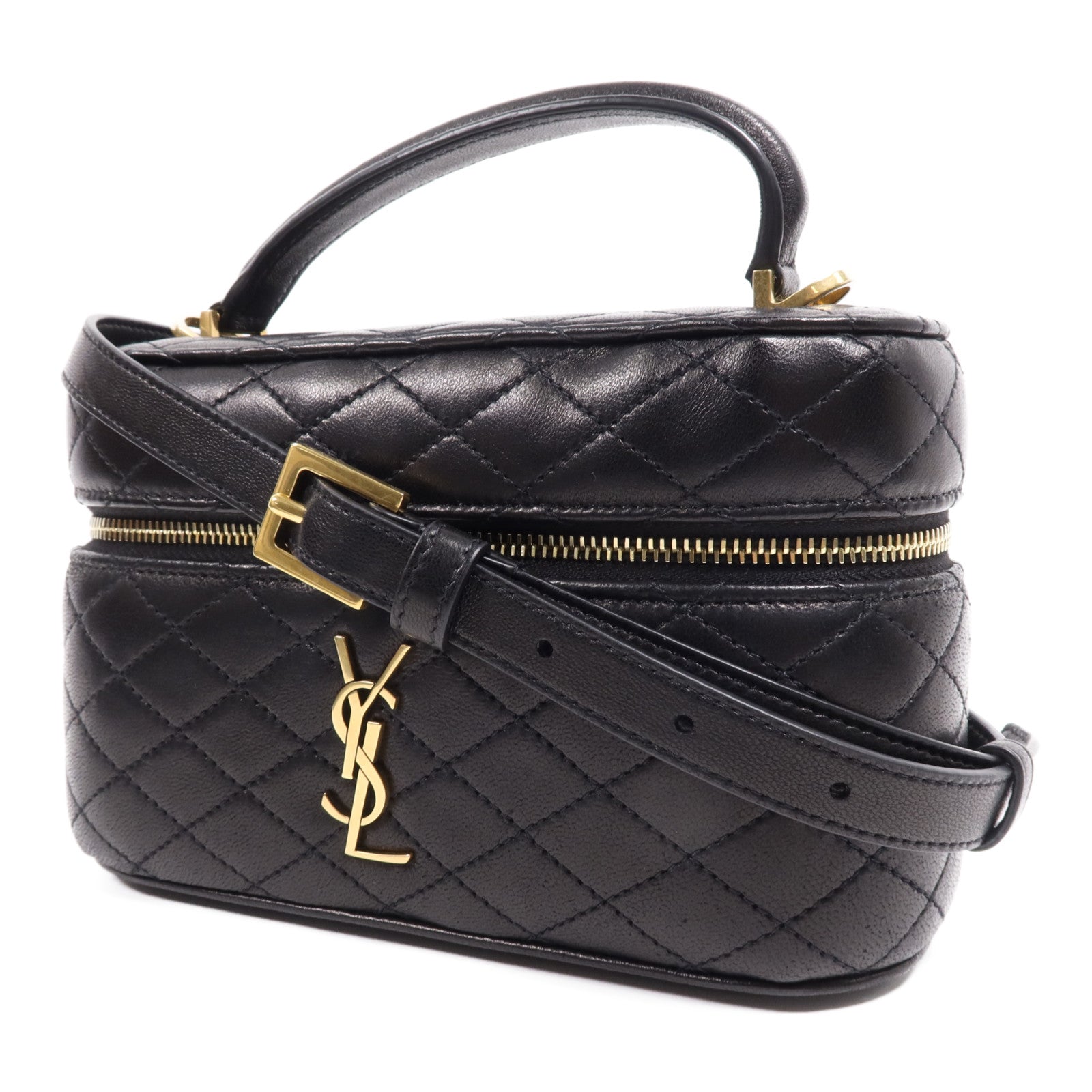 YVES SAINT LAURENT 羊皮皮革Shoulder Bag金扣肩背袋