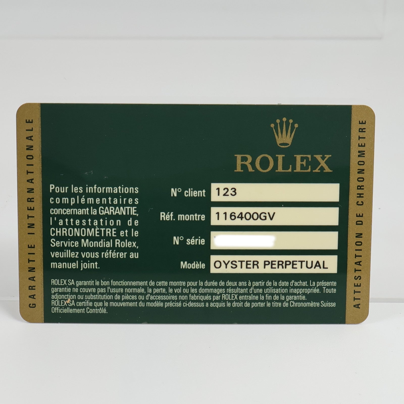 ROLEX Milgauss 116400GV