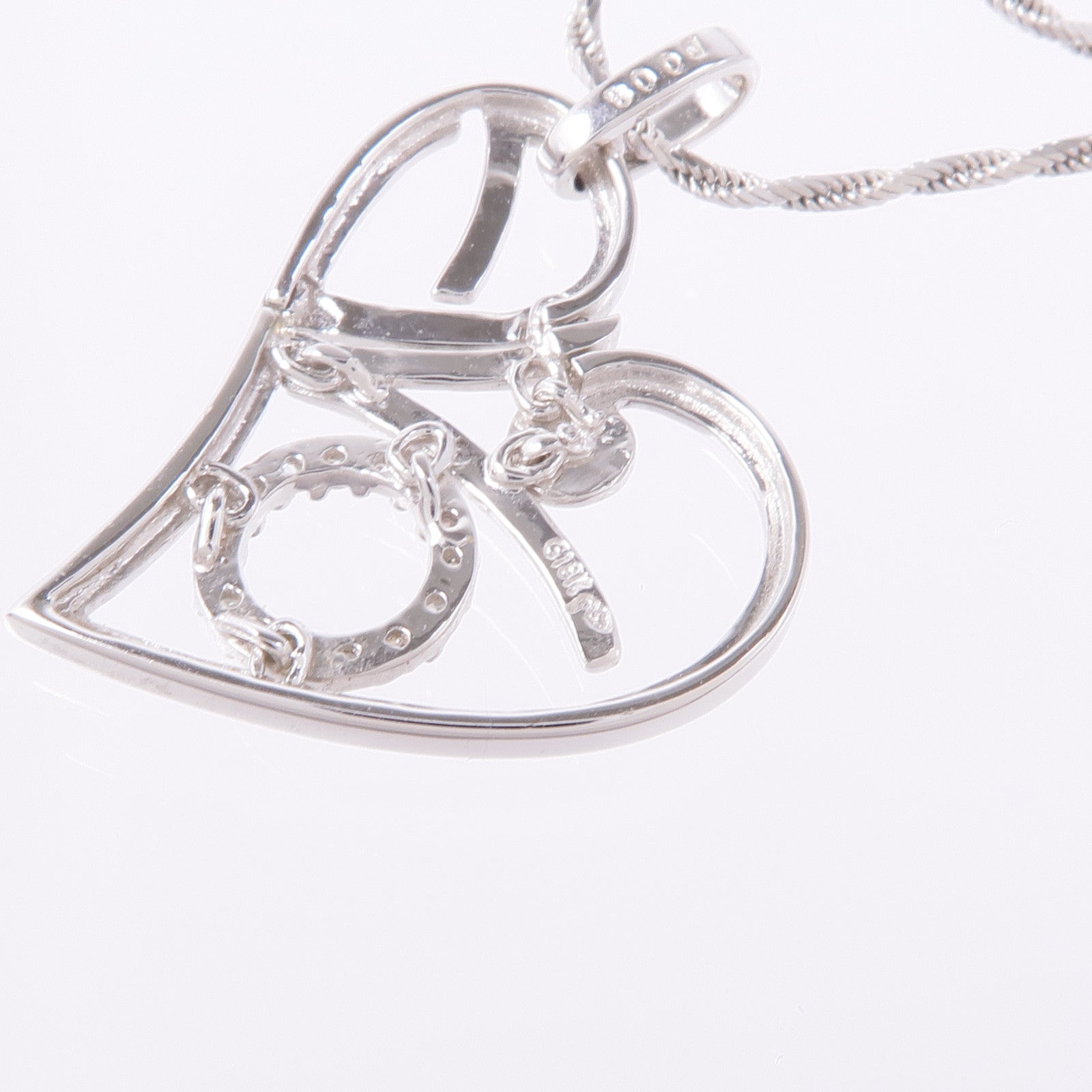 JEWELRY Diamond Necklace Accessories 18K White Gold