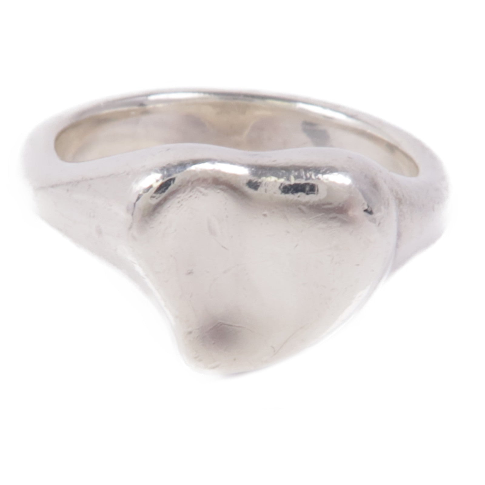 TIFFANY＆CO 925純銀Heart Ring戒指US#6