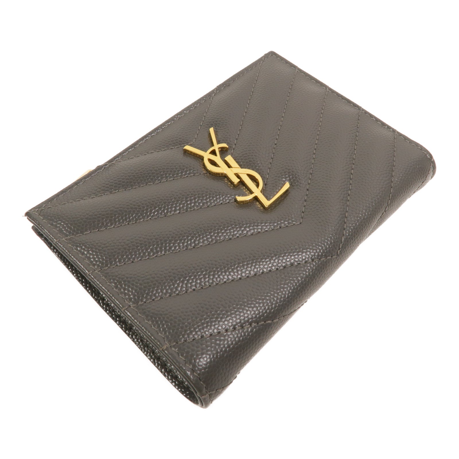 SAINT LAURENT 【激減優惠】牛皮皮革Wallet錢包