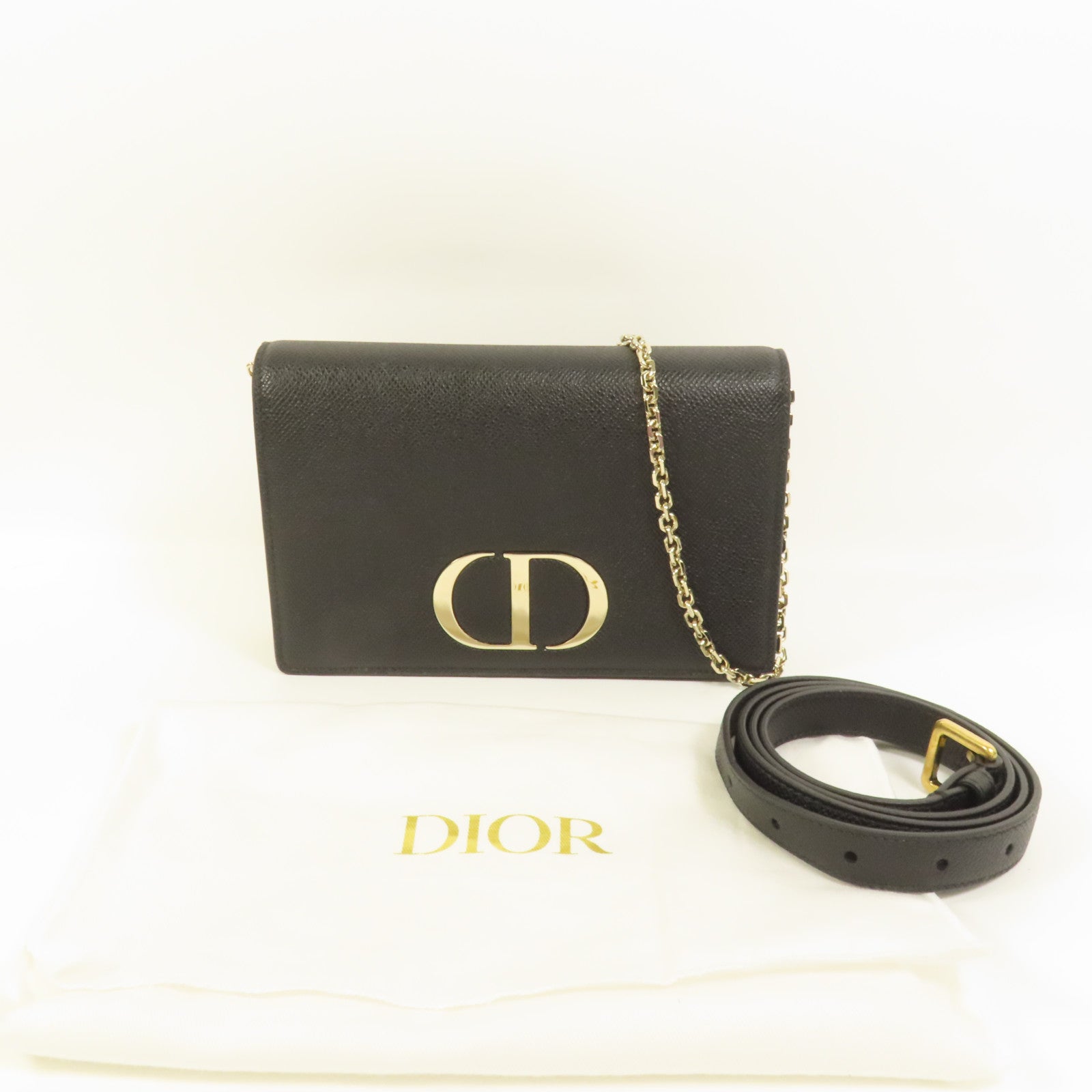 Dior 牛皮皮革30 Montaigne肩背袋