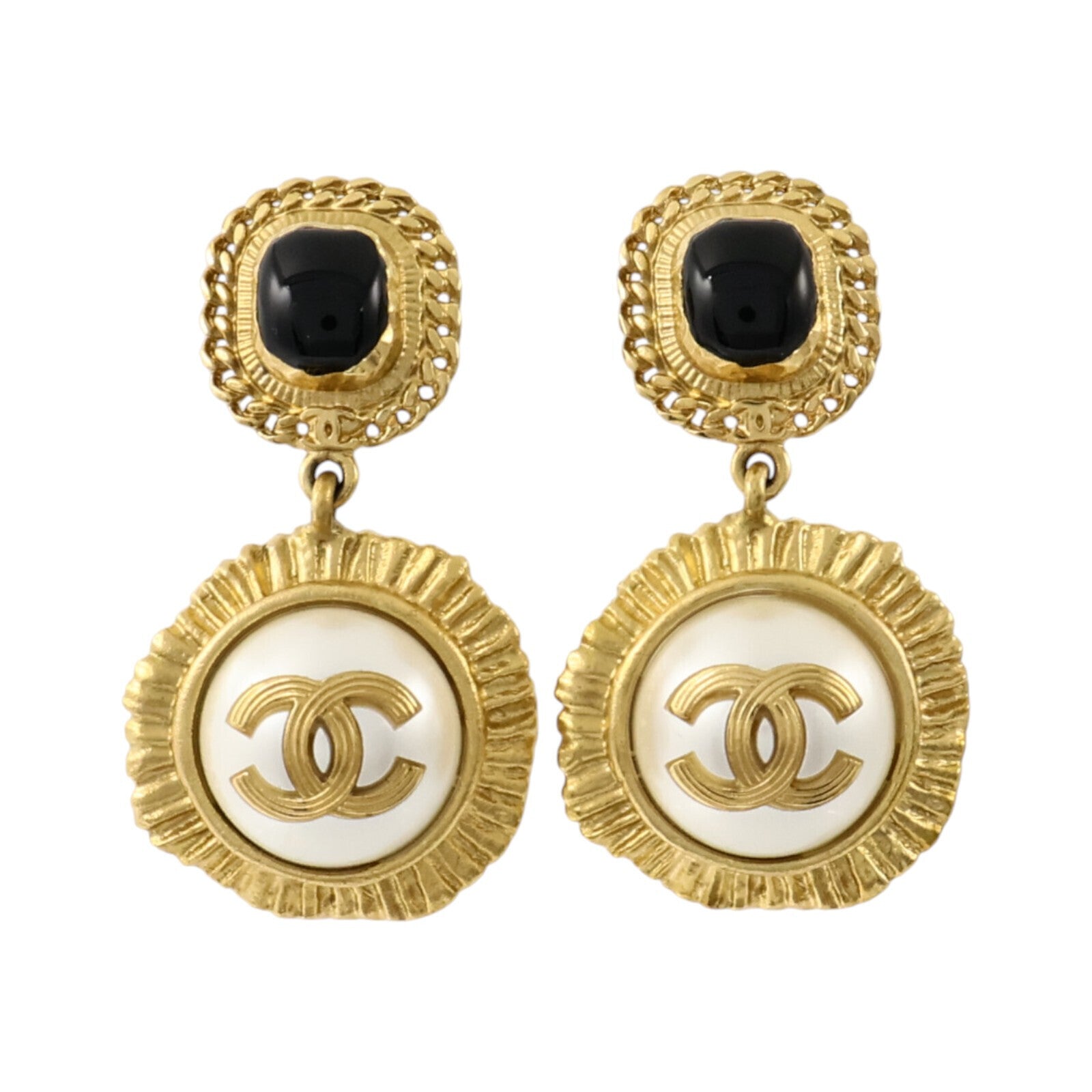 CHANEL PVC/金屬Earrings耳環