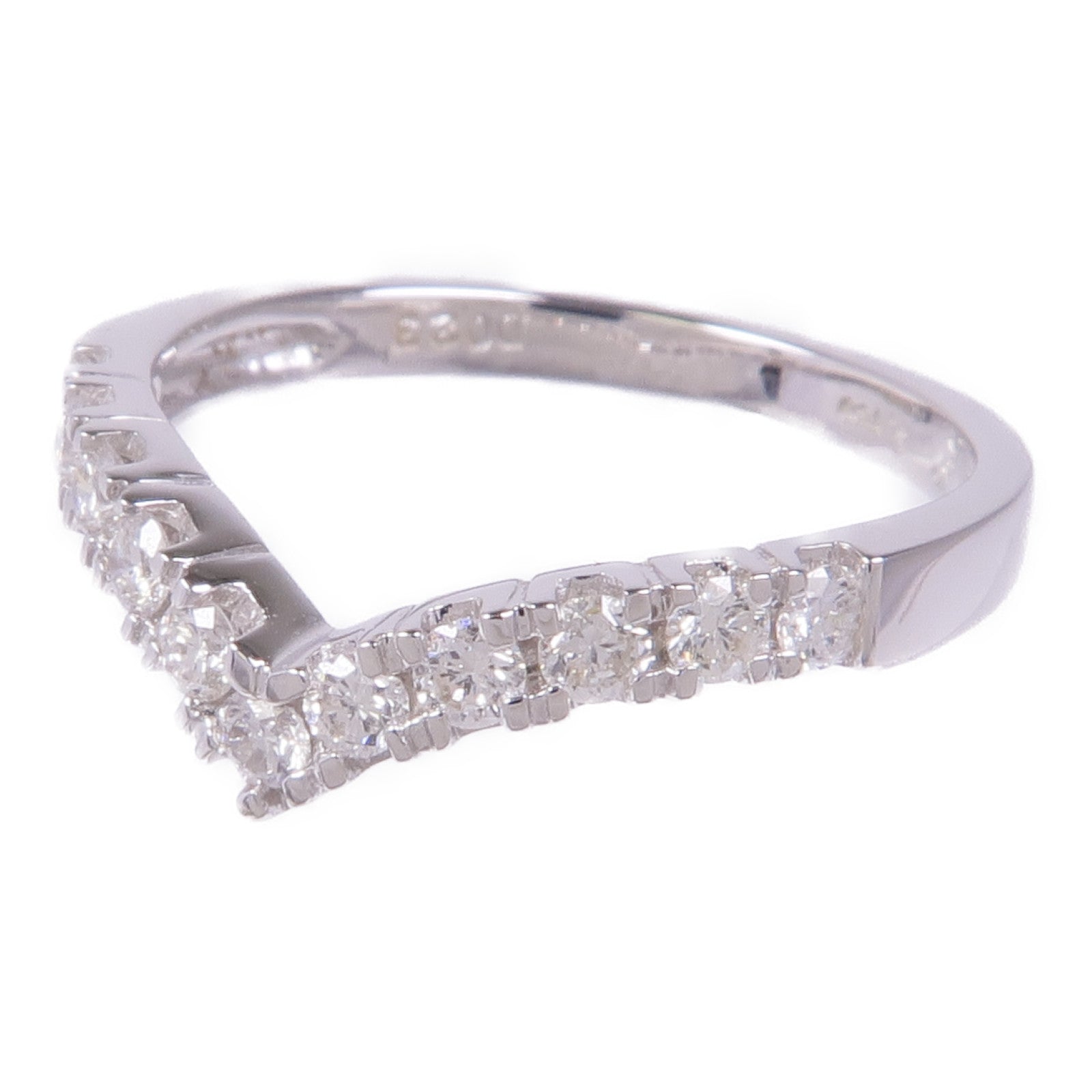 JEWELRY 【激減優惠】18K白金Diamond Ring鑽石戒指US#3.5