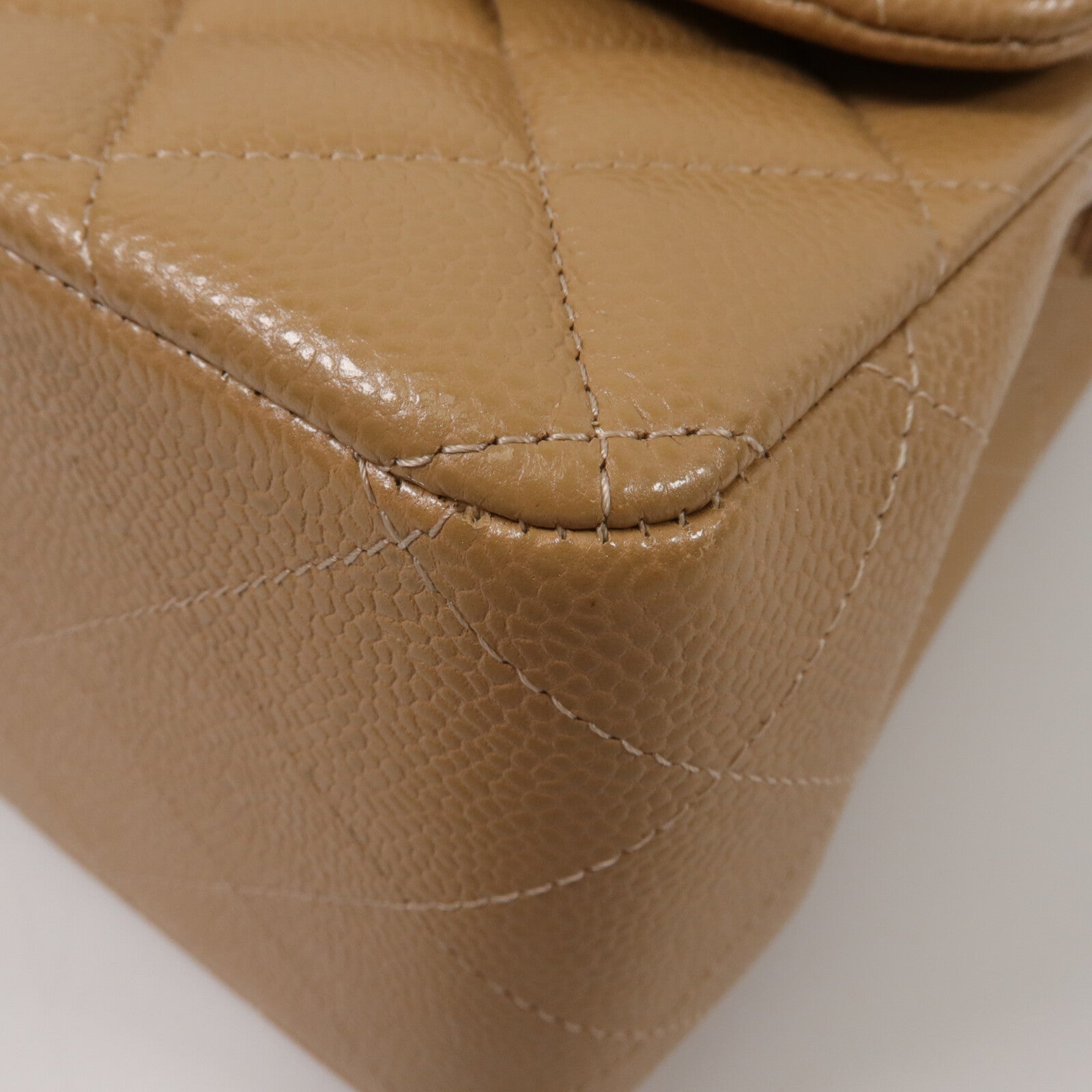 CHANEL 牛皮皮革Large Classic鏈帶肩背袋