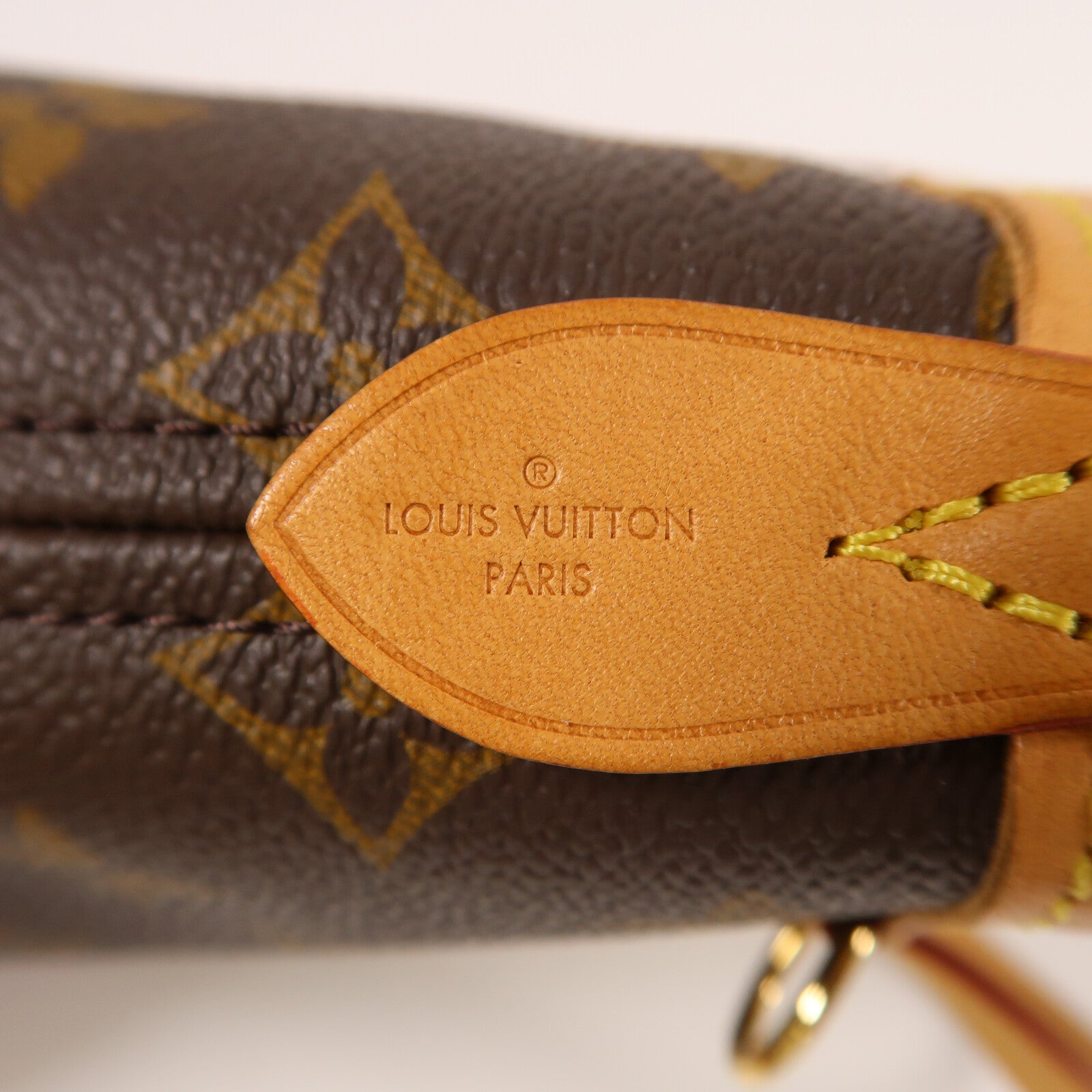 LOUIS VUITTON Monogram Neverfull BB金扣手挽肩背兩用袋