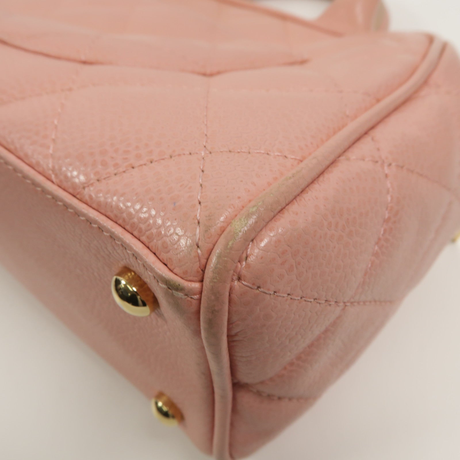 CHANEL 牛皮皮革Vintage Handbag手挽袋