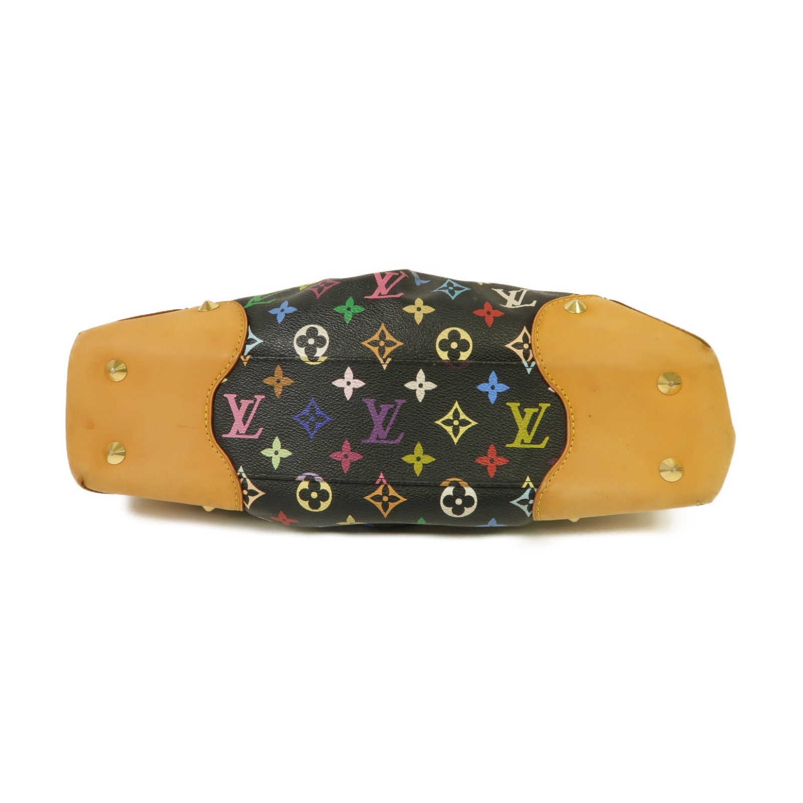 LOUIS VUITTON Monogram Multicolore Judy金扣手挽肩背兩用袋黒色/彩色