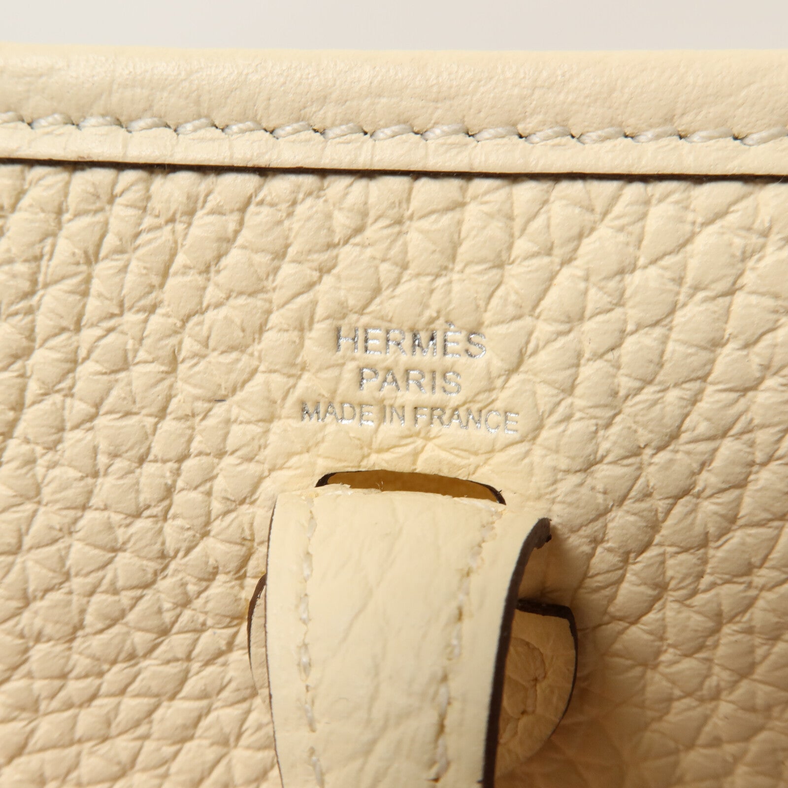HERMES Clemence皮革Evelyne TPM肩背袋Nata