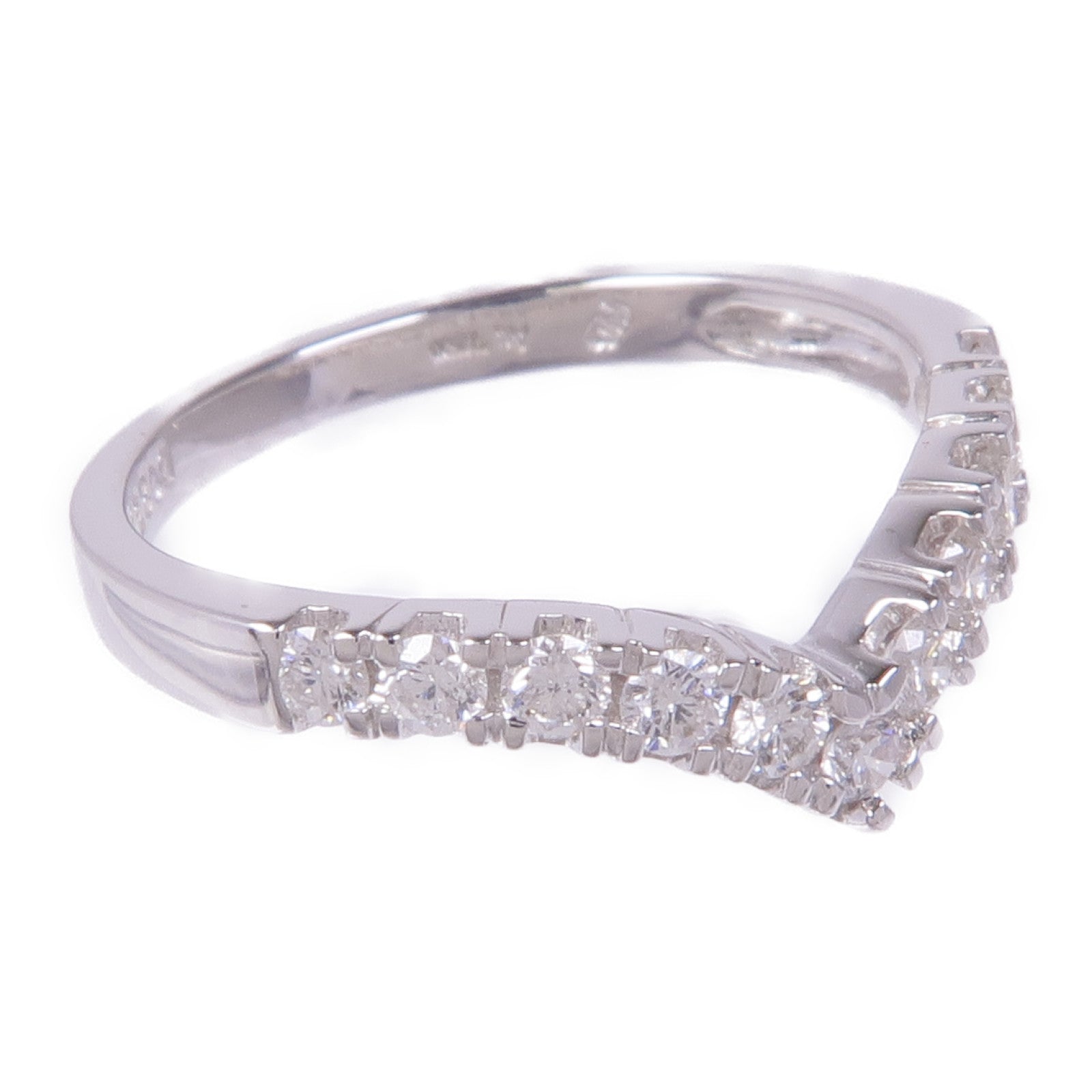 JEWELRY 【激減優惠】18K白金Diamond Ring鑽石戒指US#3.5