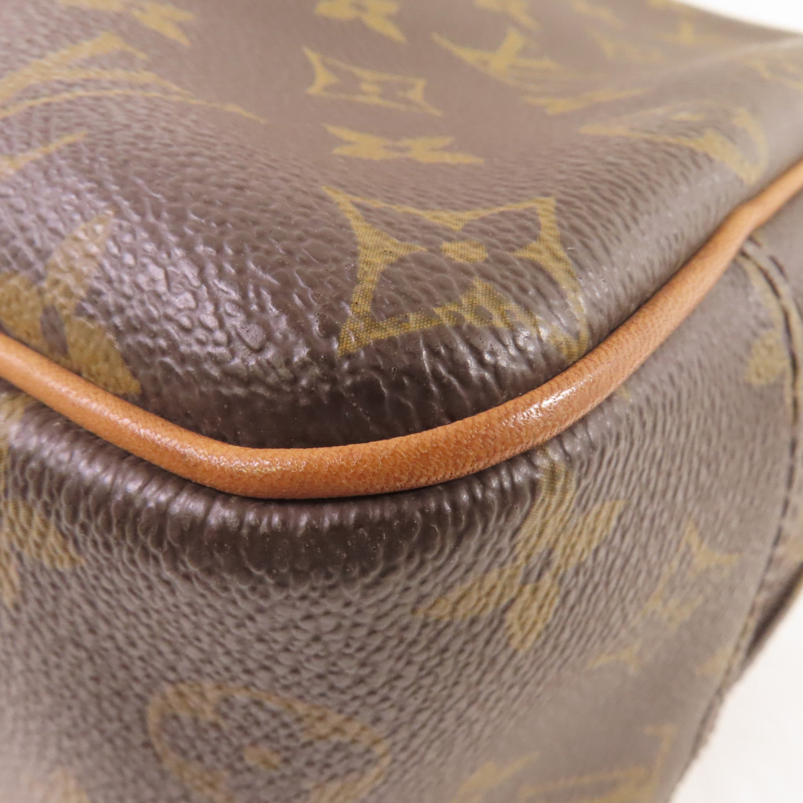 LOUIS VUITTON 【激減優惠】Monogram Deauville Hand Bag金扣手挽袋啡色