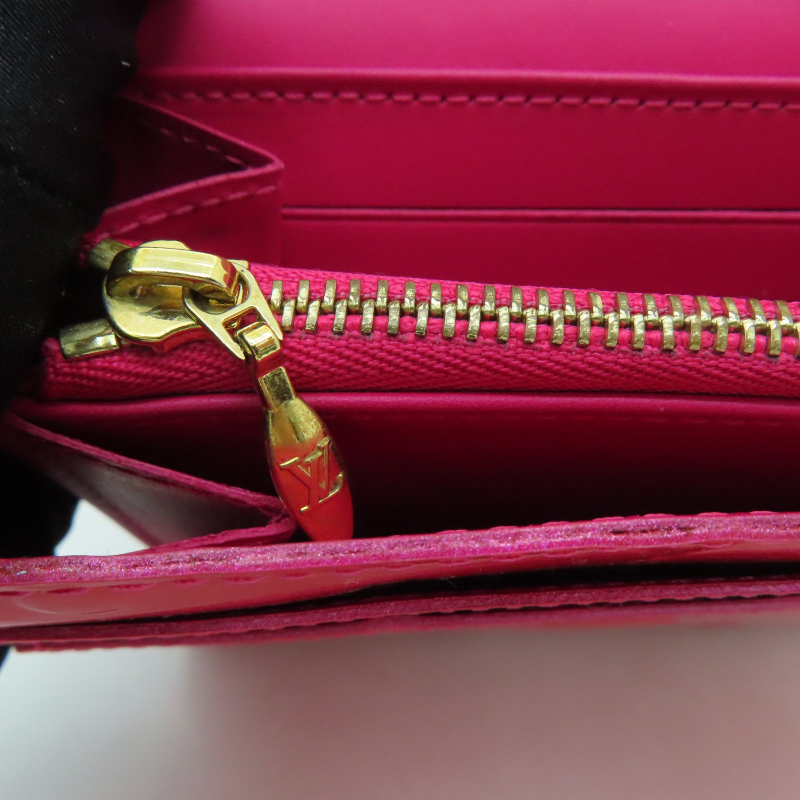 LOUIS VUITTON 【激減優惠】Venis Long Wallet金扣長錢包紅色