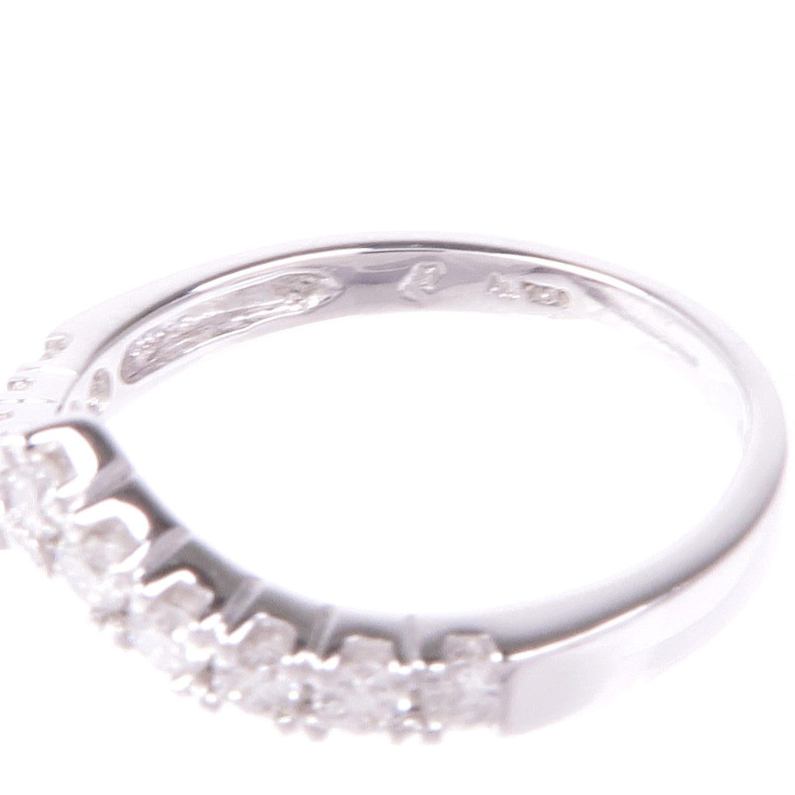 JEWELRY 【激減優惠】18K白金Diamond Ring鑽石戒指US#3.5