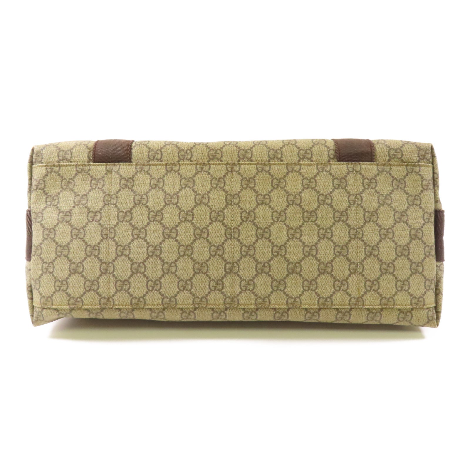 GUCCI 塗層帆布Messenger Bag銀扣肩背袋