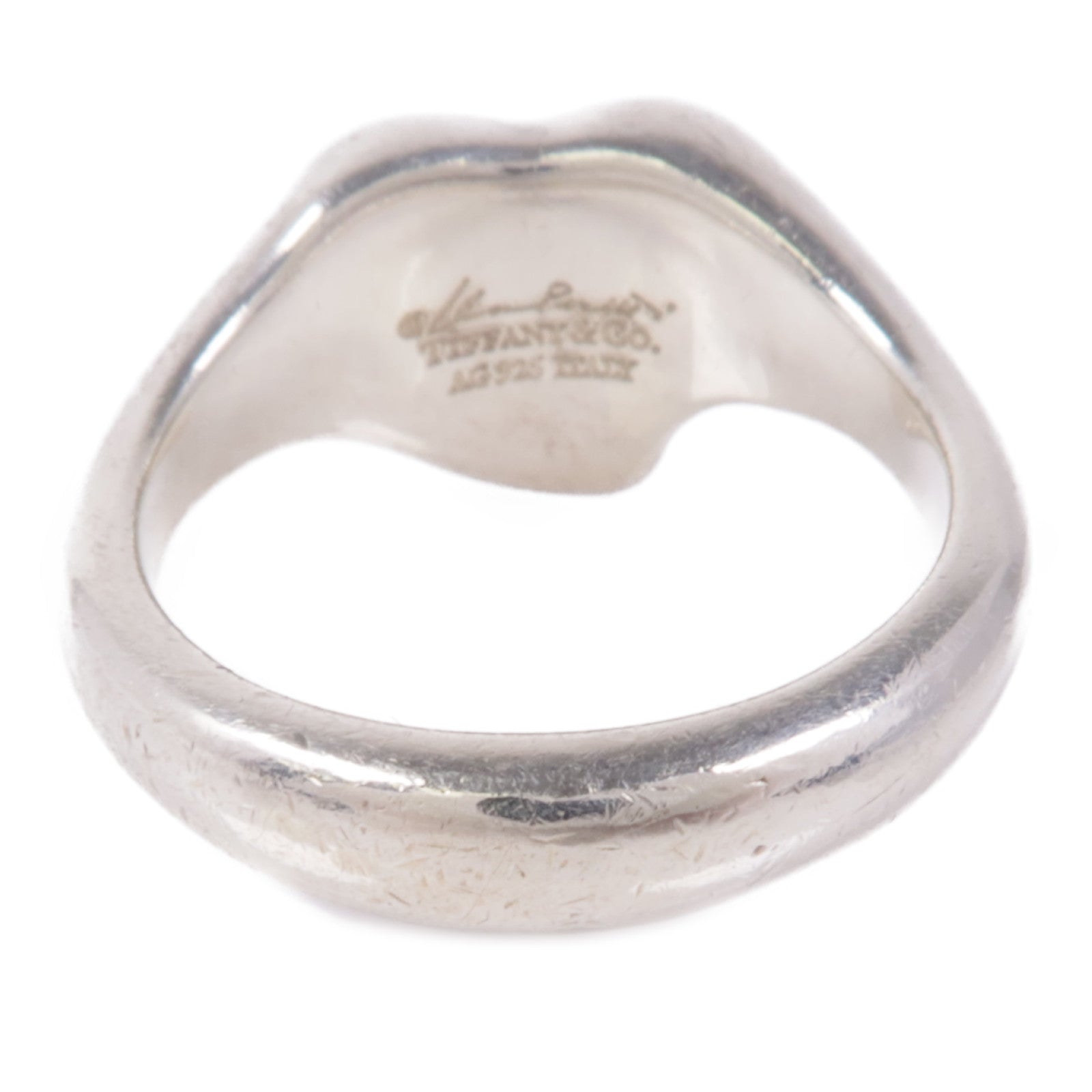 TIFFANY＆CO 925純銀Heart Ring戒指US#6