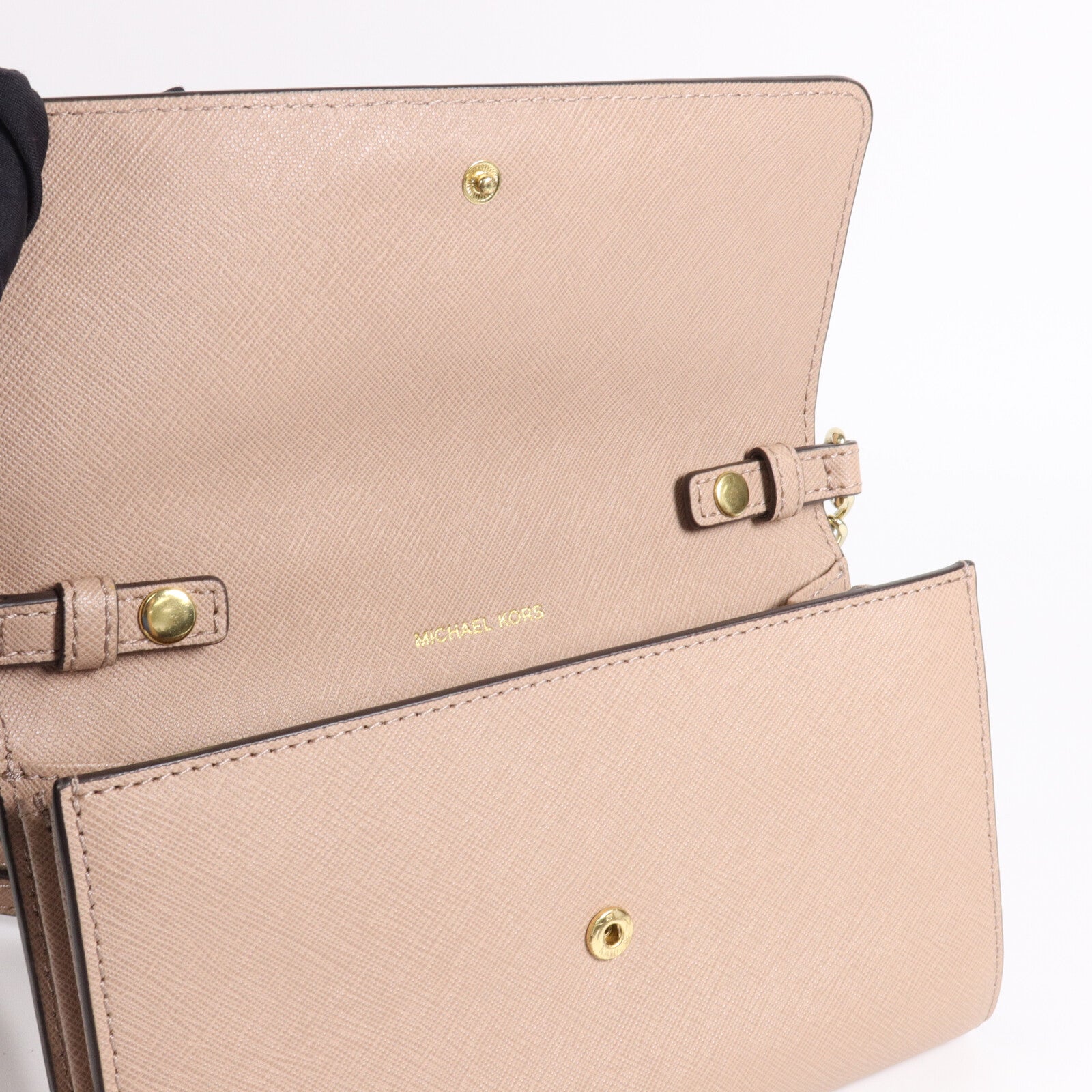 Michael Kors 牛皮皮革Phone Crossbody鏈帶肩背袋