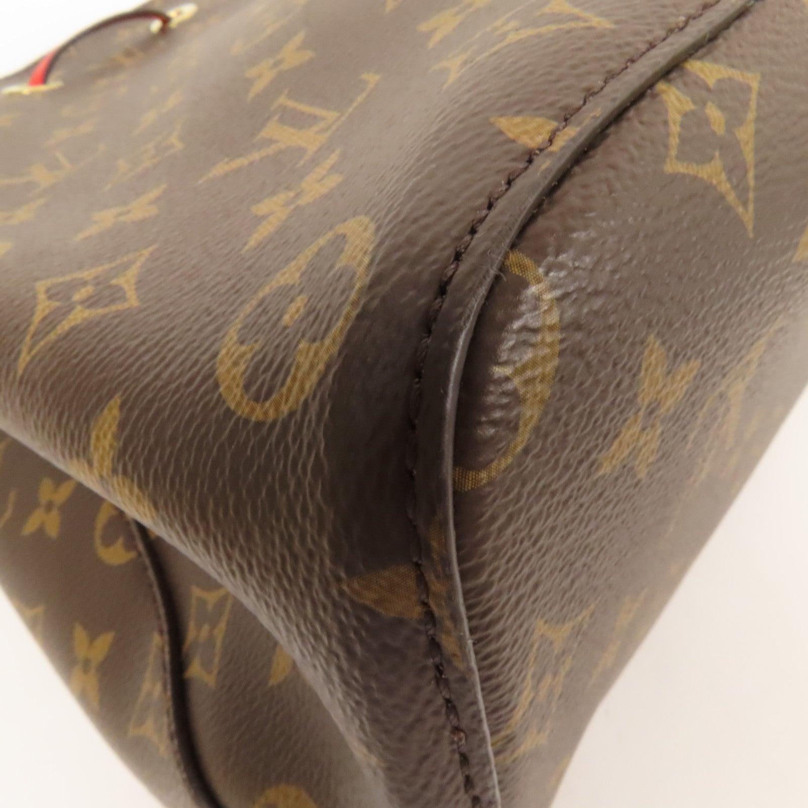 LOUIS VUITTON Monogram Neo Noe Bucket Bag金扣肩背袋Coquelicot