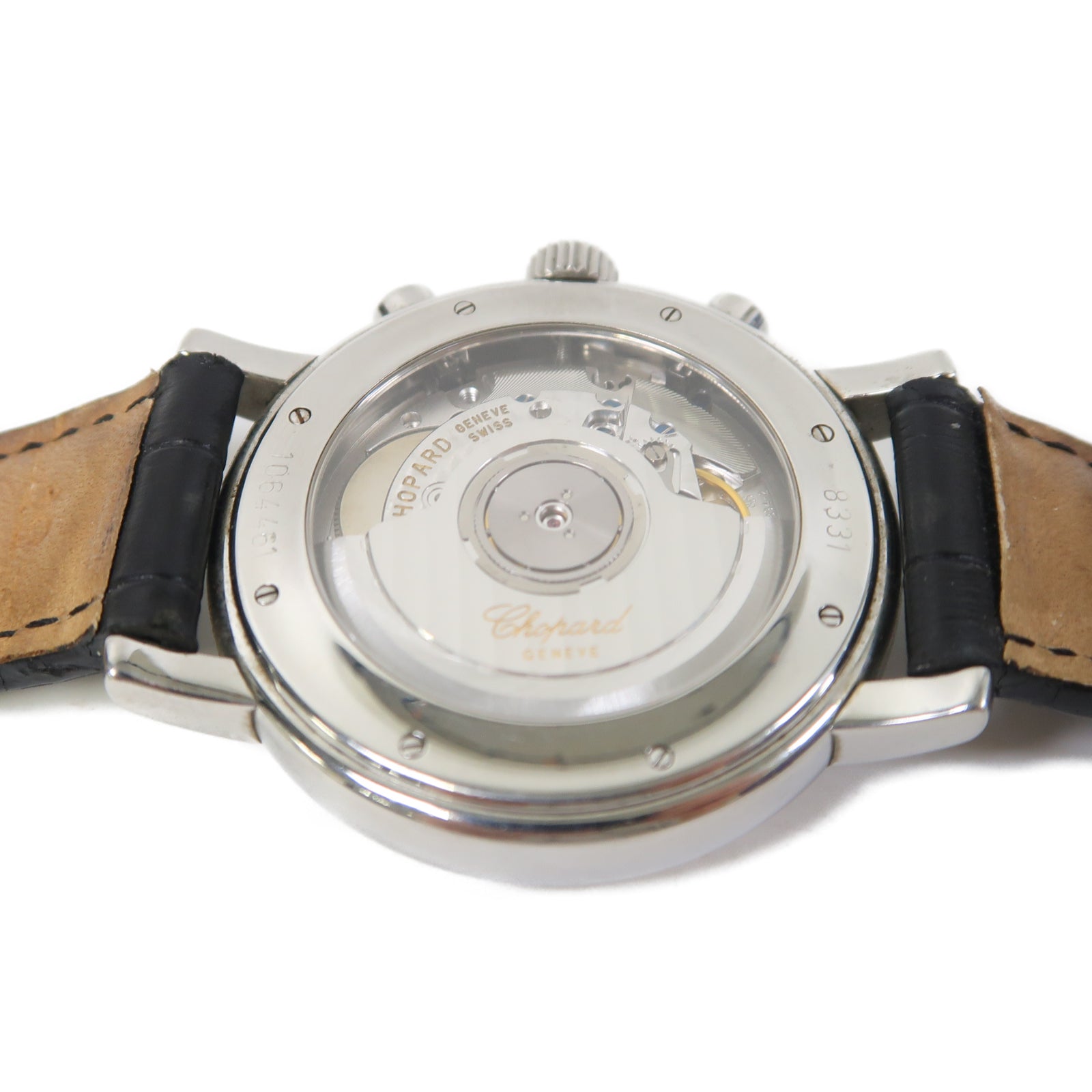 Chopard Mile Miglia不鏽鋼手錶自動機芯黑色