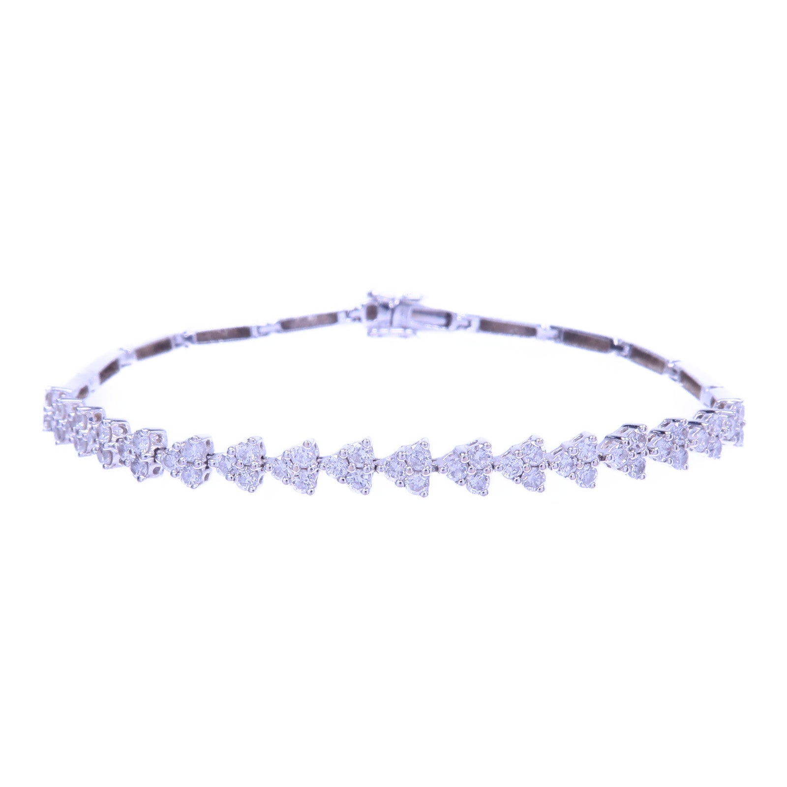 JEWELRY 【激減優惠】18K白金Diamond Bracelet鑽石手鏈