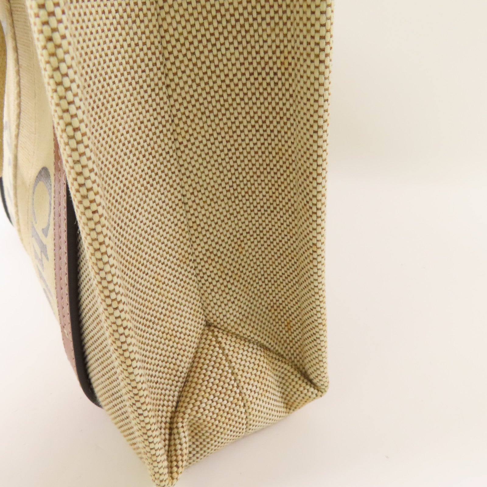 Chloe 帆布Mini Woody手挽袋