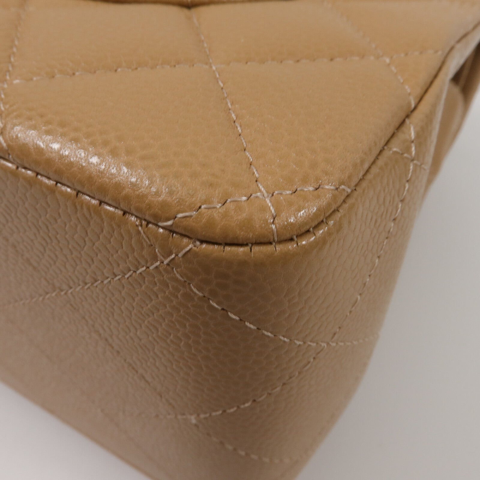 CHANEL 牛皮皮革Large Classic鏈帶肩背袋