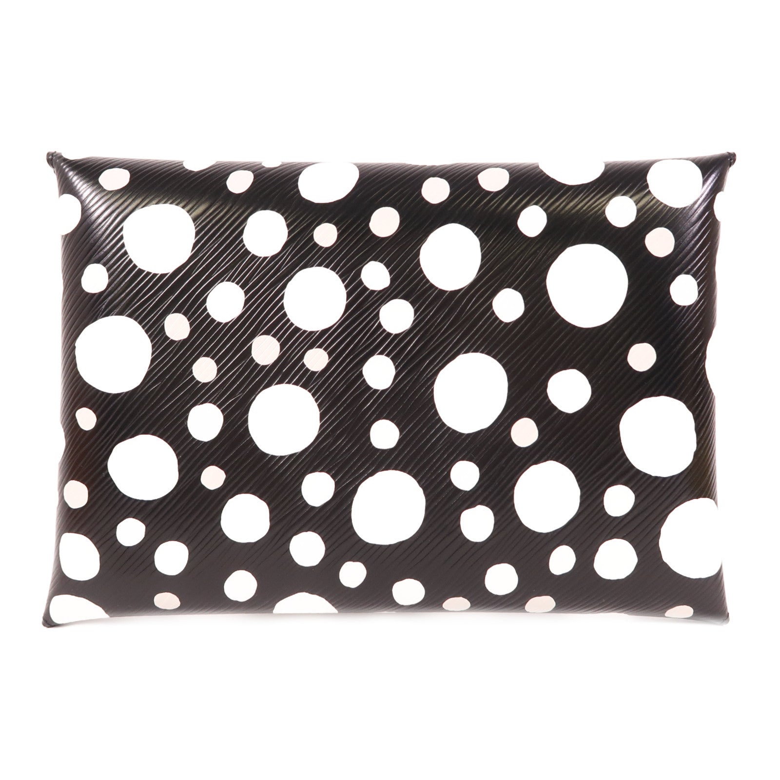 LOUIS VUITTON Epi LV X Yayoi Kusama Pochette銀扣手拿包
