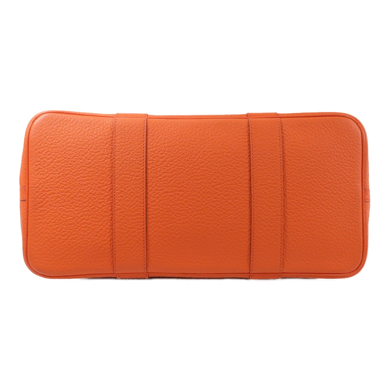 HERMES Negonda皮革Garden Party PM手挽袋Orange
