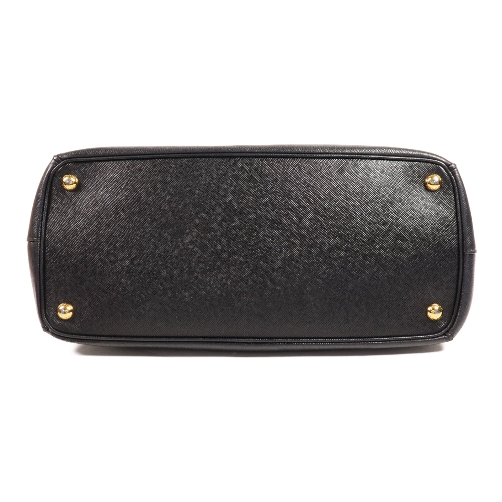 PRADA 牛皮皮革Double Zip Handbag金扣手挽袋