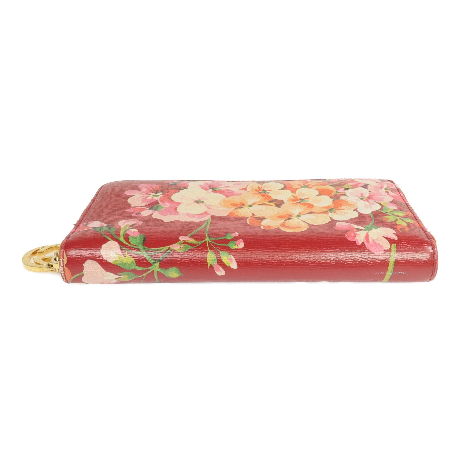 GUCCI 牛皮皮革Zipper Long Wallet金扣長錢包