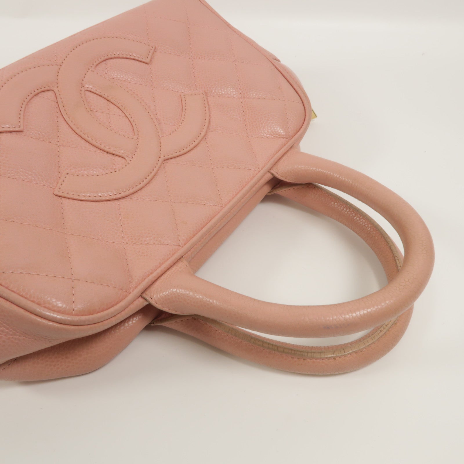 CHANEL 牛皮皮革Vintage Handbag手挽袋