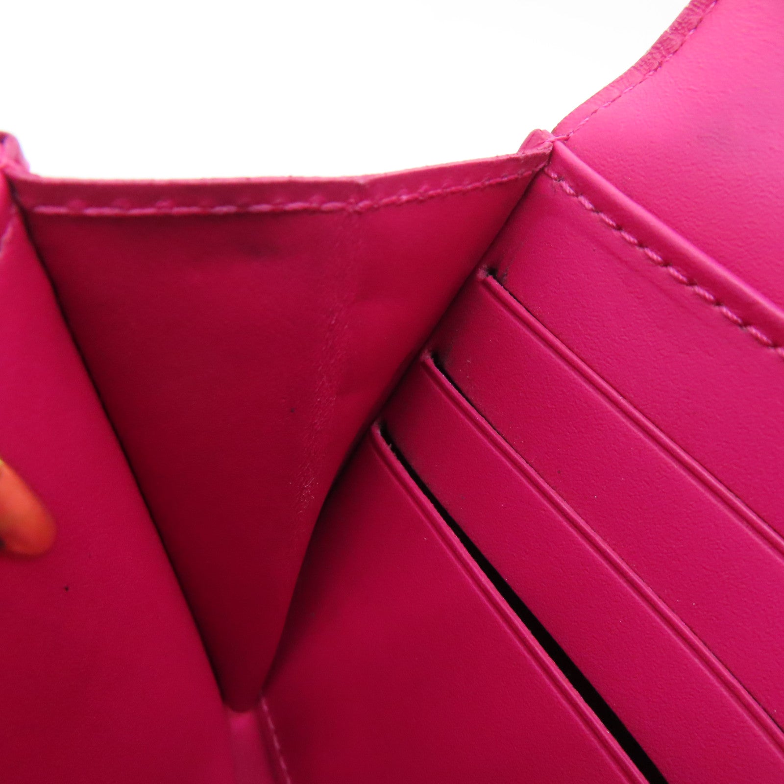 LOUIS VUITTON 【激減優惠】Venis Long Wallet金扣長錢包紅色
