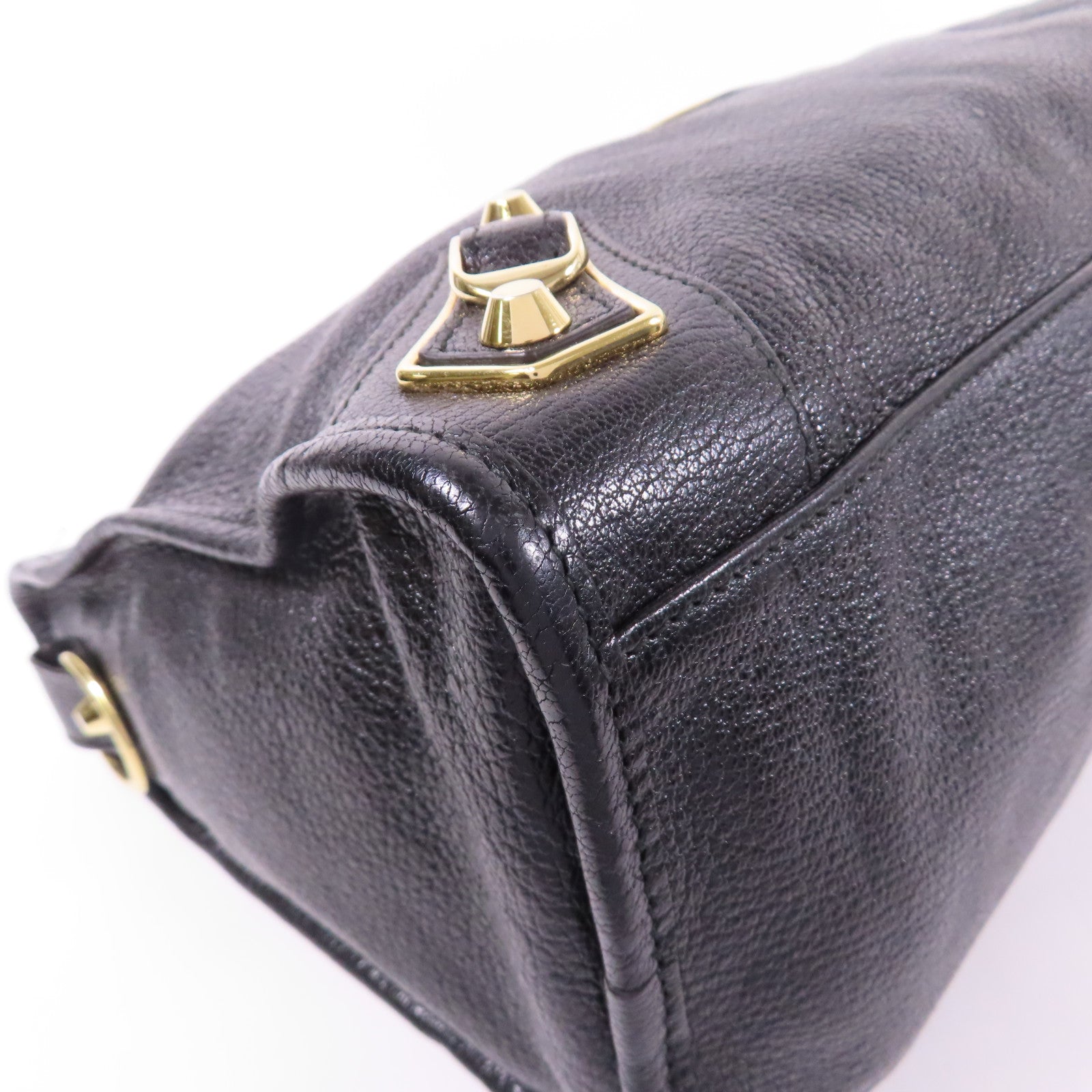 BALENCIAGA 牛皮皮革City金扣手挽肩背兩用袋