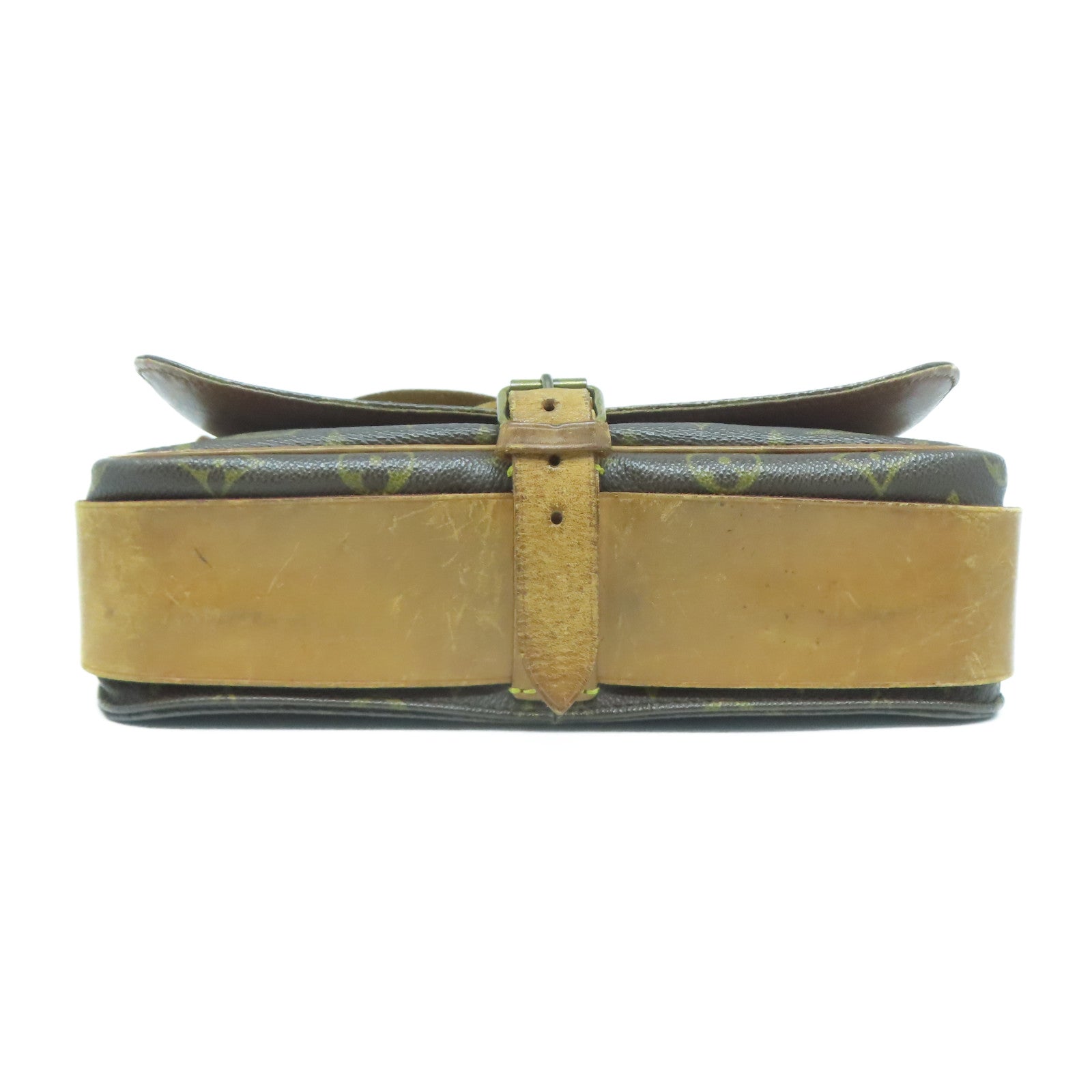 LOUIS VUITTON 【激減優惠】Monogram Cartouchiere GM金扣肩背袋啡色