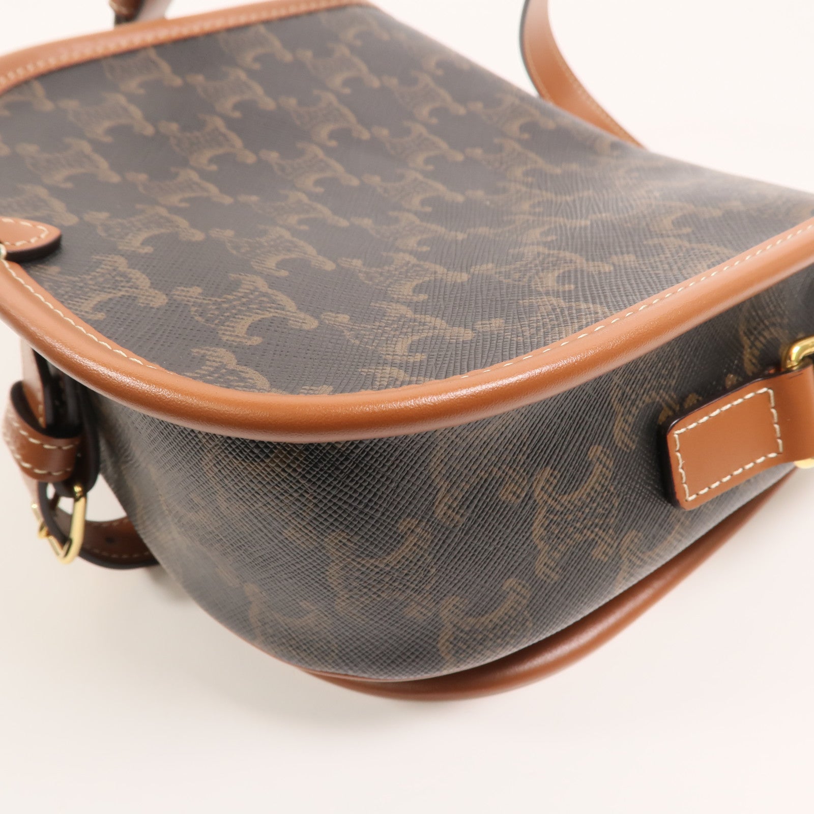 CELINE 塗層帆布Folco肩背袋