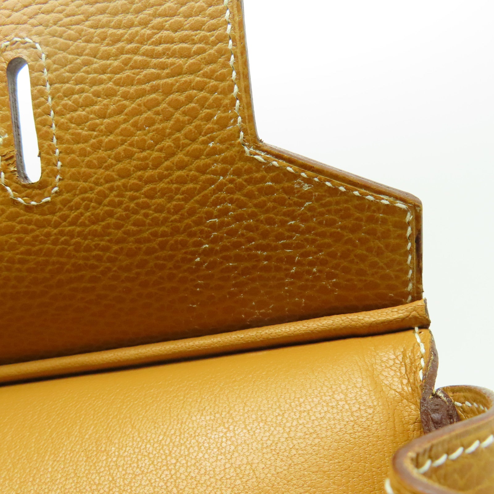 HERMES Ardennes皮革Birkin 40金扣手挽袋啡色