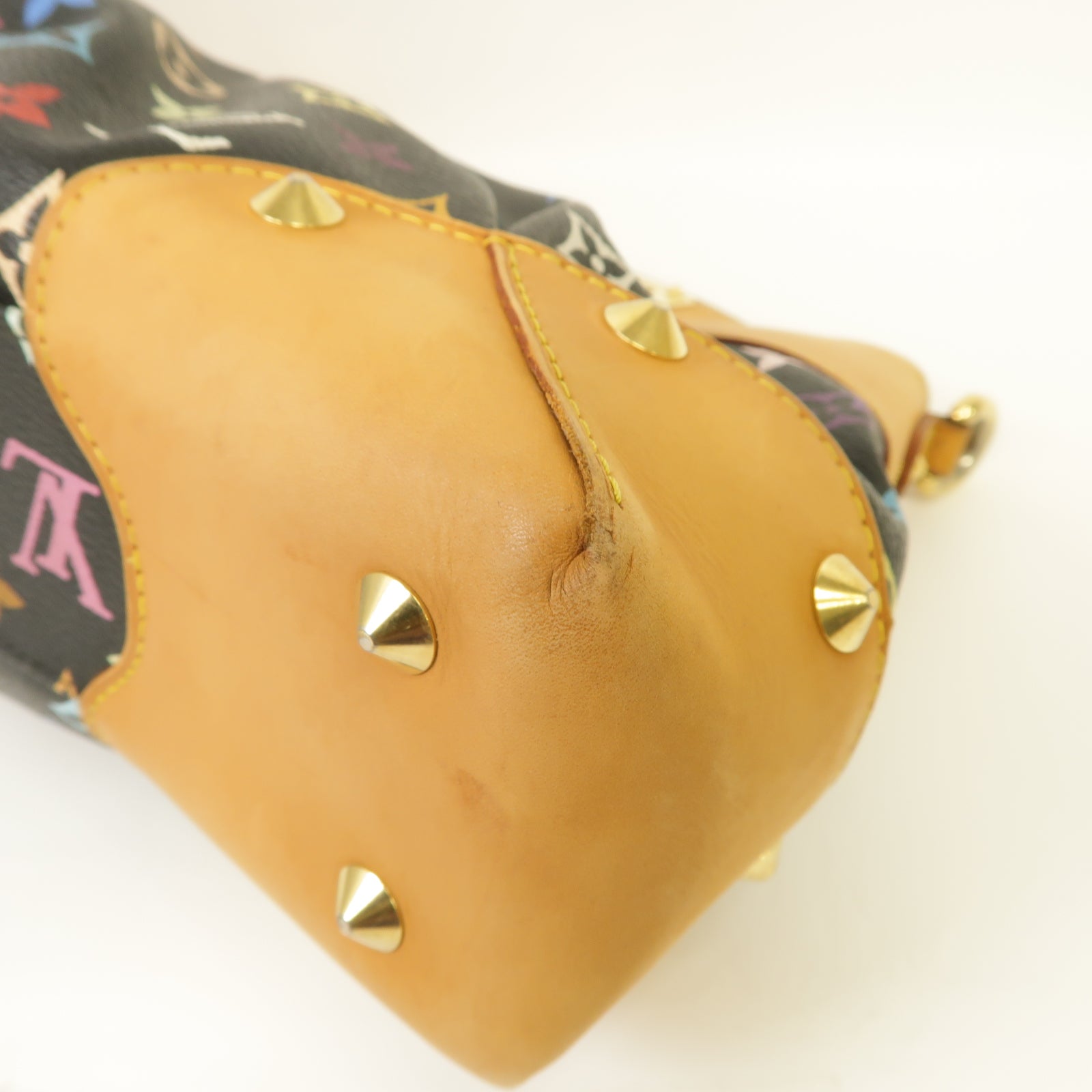 LOUIS VUITTON Monogram Multicolore Judy金扣手挽肩背兩用袋黒色/彩色