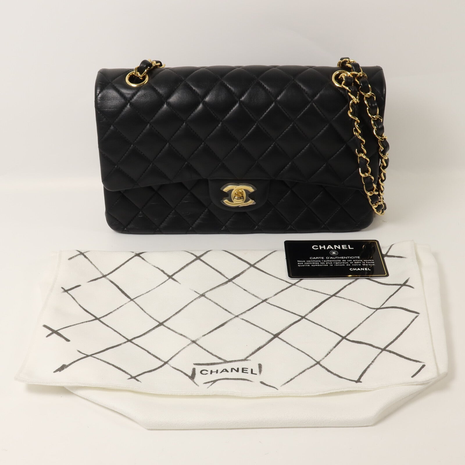 CHANEL 羊皮皮革Classic 25鏈帶肩背袋