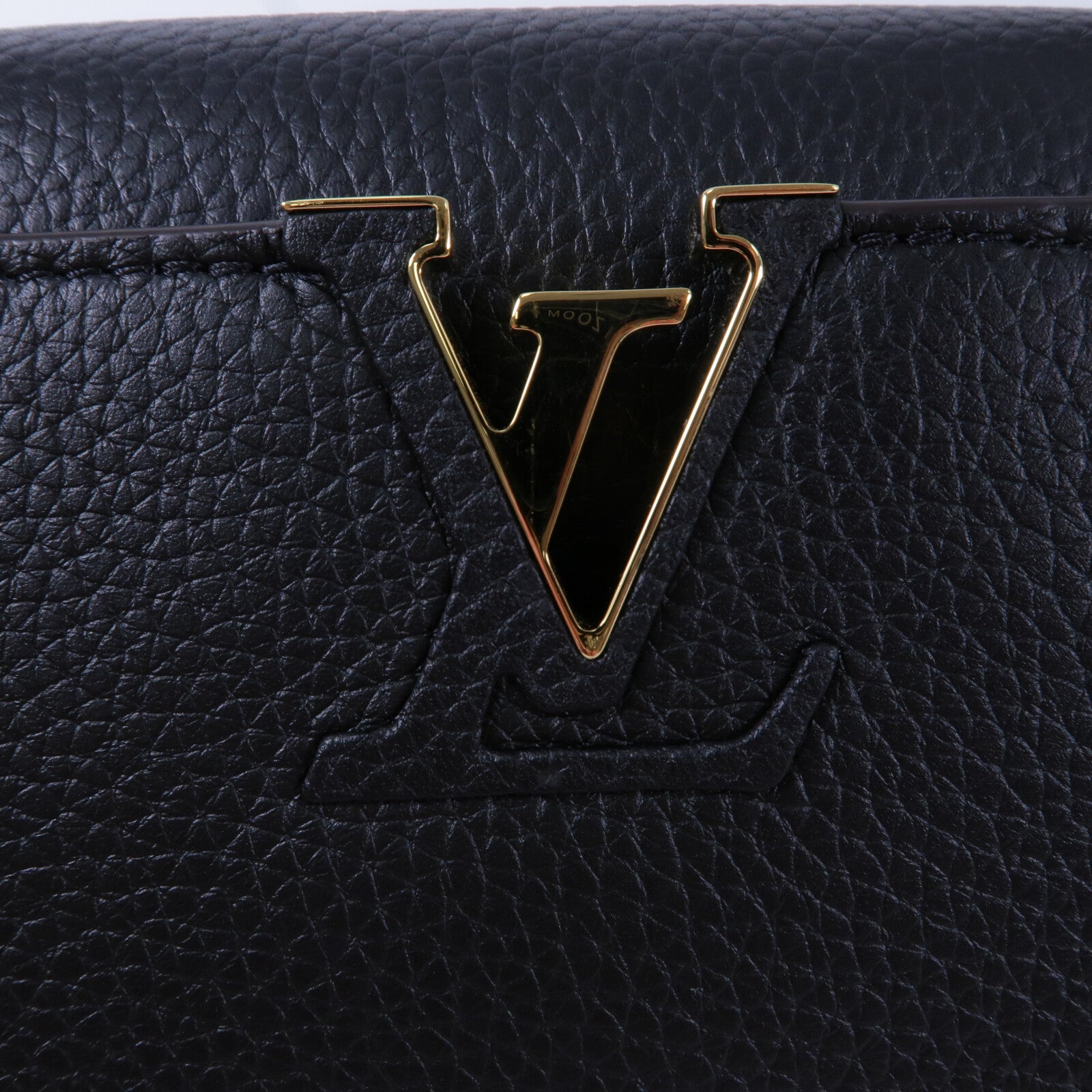 LOUIS VUITTON Taurillon Capucines BB手挽肩背兩用袋