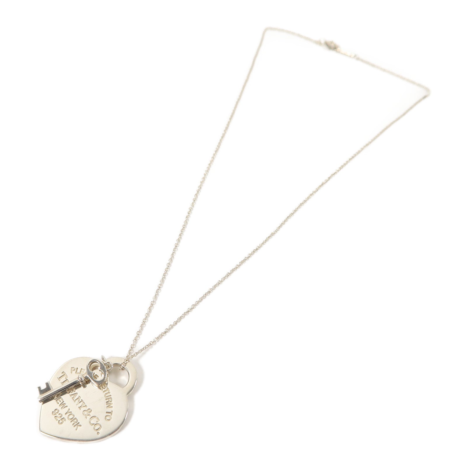 TIFFANY＆CO 925純銀Necklace項鍊銀色