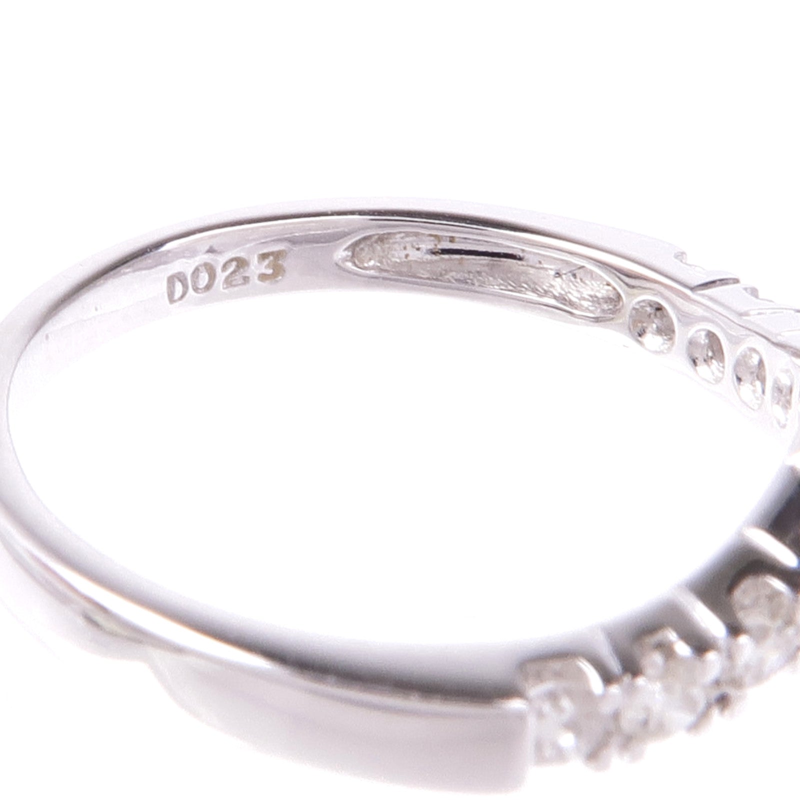 JEWELRY 【激減優惠】18K白金Diamond Ring鑽石戒指US#3.5