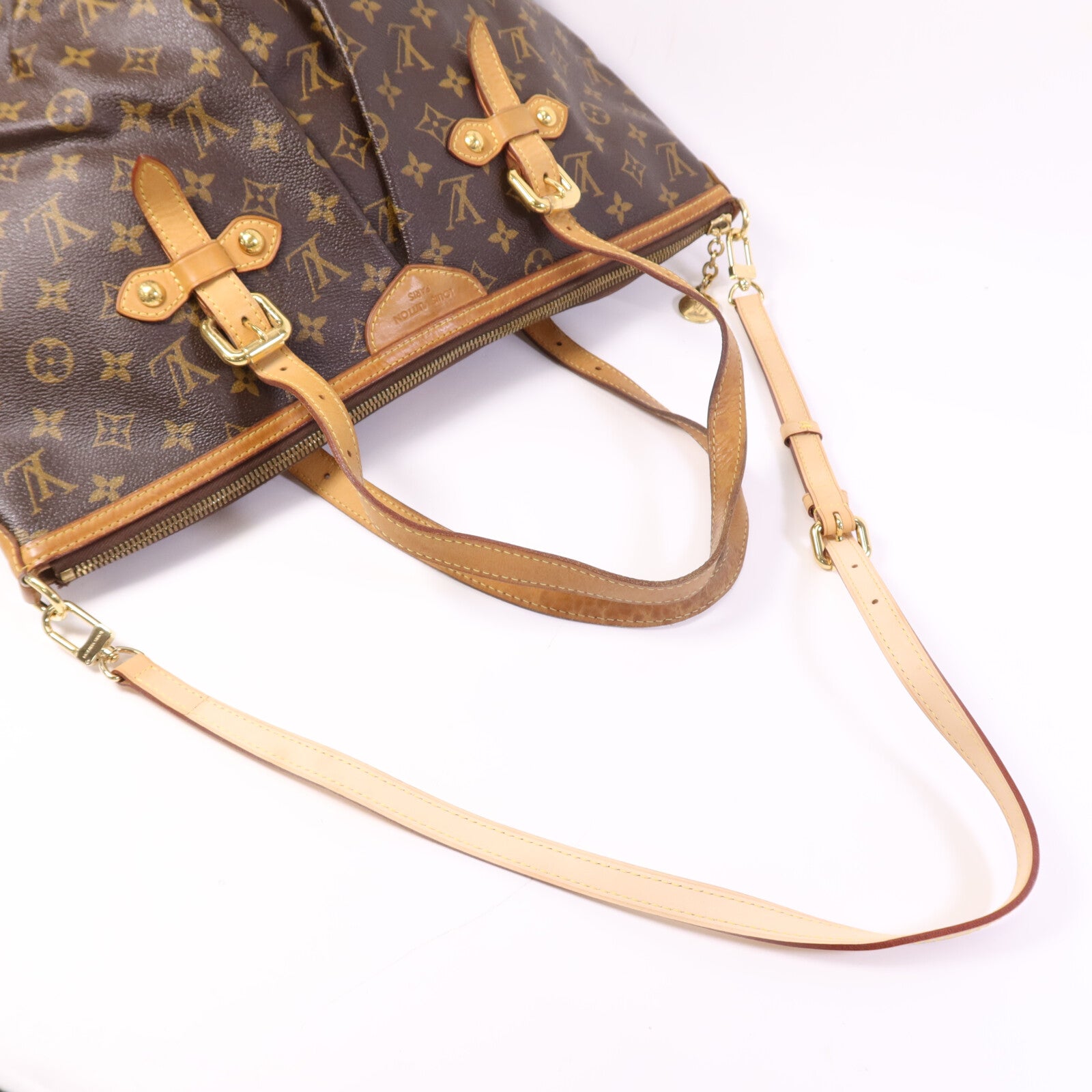 LOUIS VUITTON Monogram Palermo GM金扣手挽肩背兩用袋