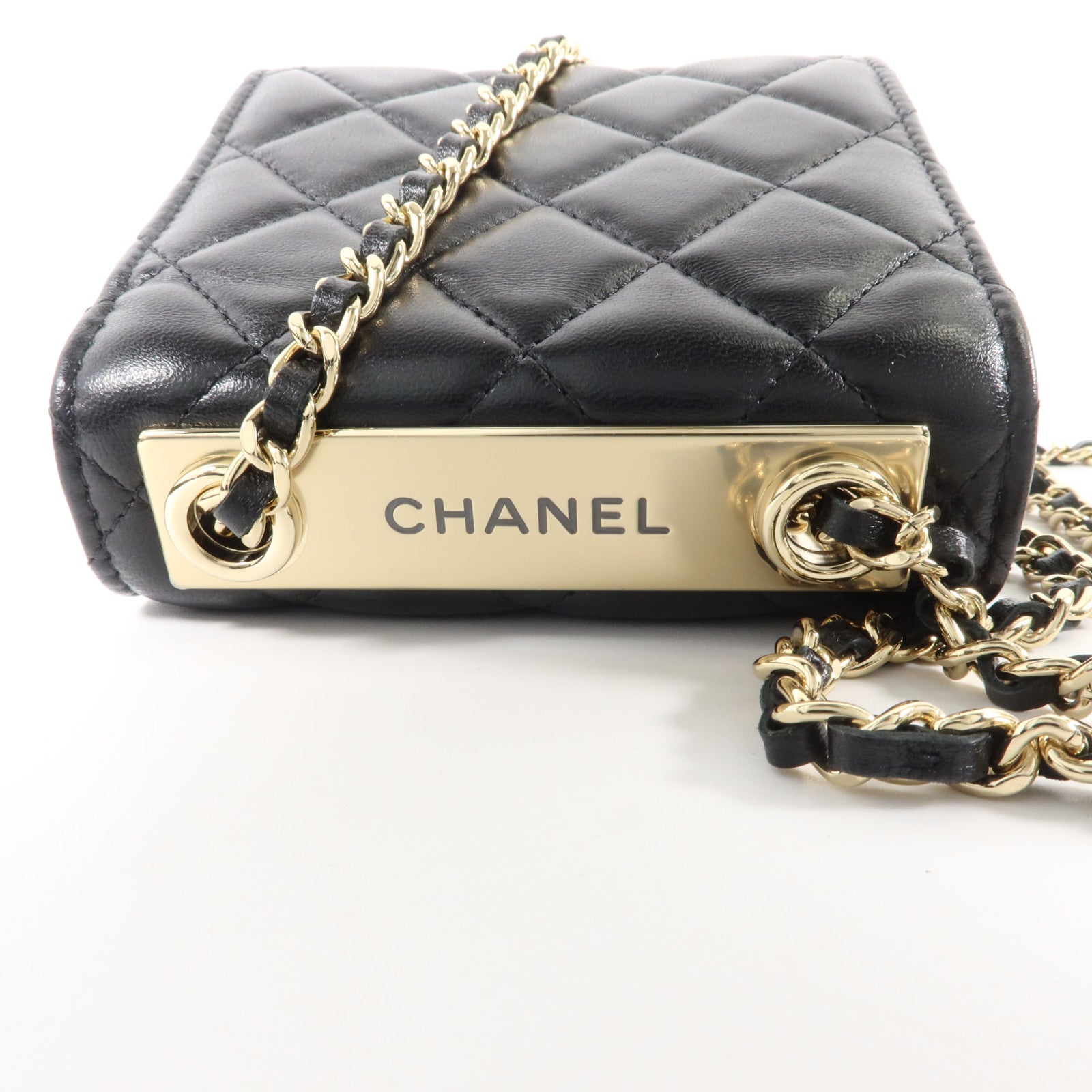CHANEL 羊皮皮革Trendy CC Mini Wallet On Chain鏈帶肩背袋