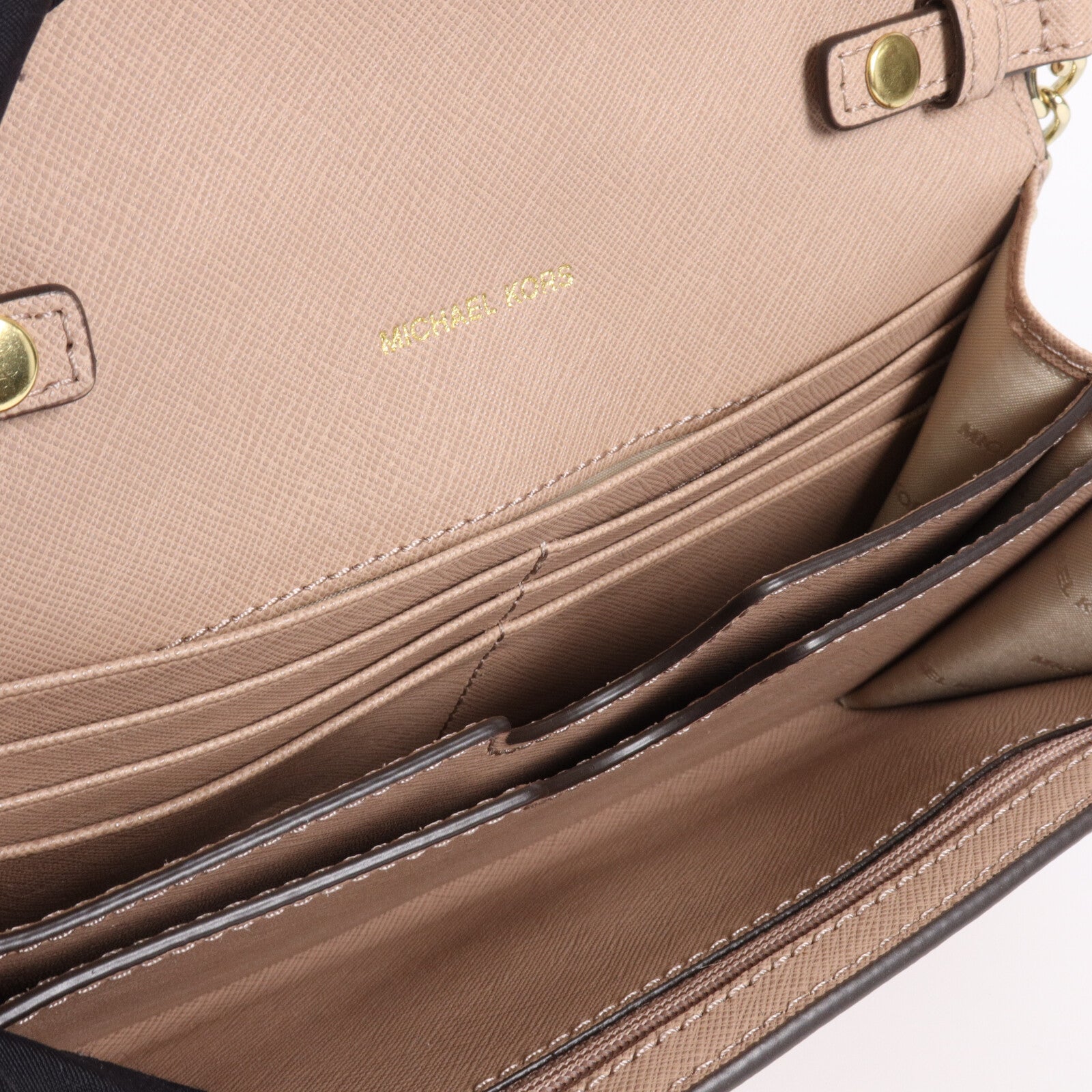 Michael Kors 牛皮皮革Phone Crossbody鏈帶肩背袋