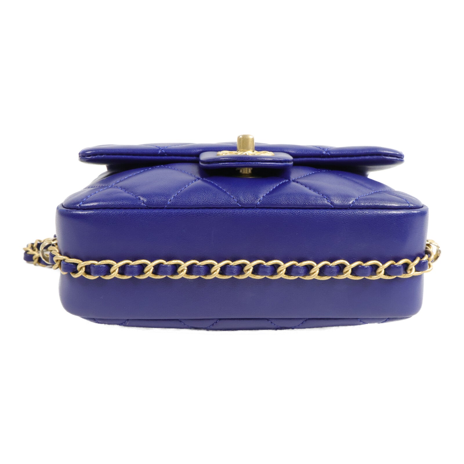 CHANEL 羊皮皮革Chain Shoulder Bag鏈帶肩背袋