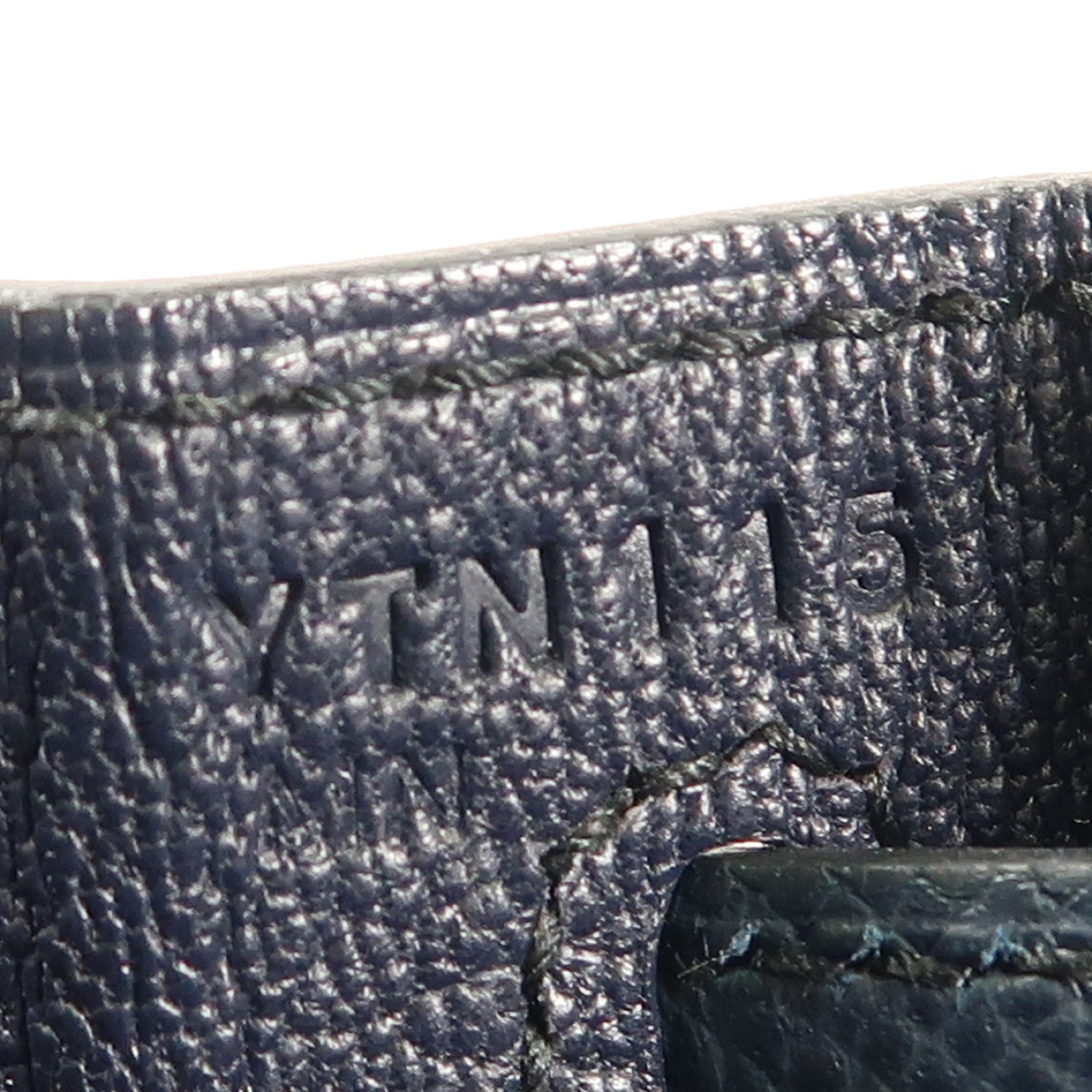 HERMES Epsom皮革Kelly 28銀扣手挽肩背兩用袋Bleu Indigo深藍色