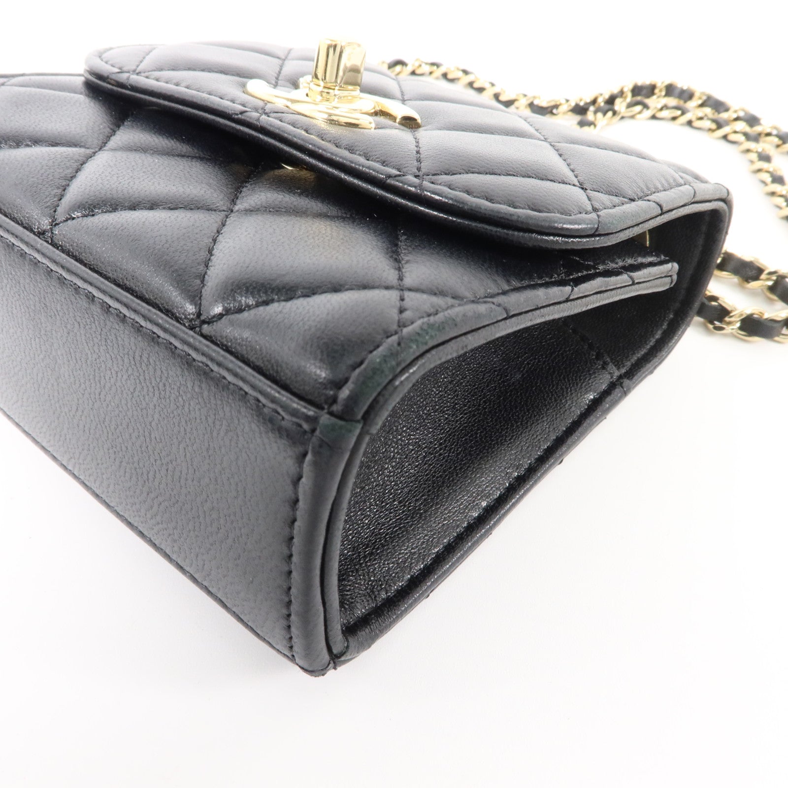 CHANEL 羊皮皮革Trendy CC Mini Wallet On Chain鏈帶肩背袋