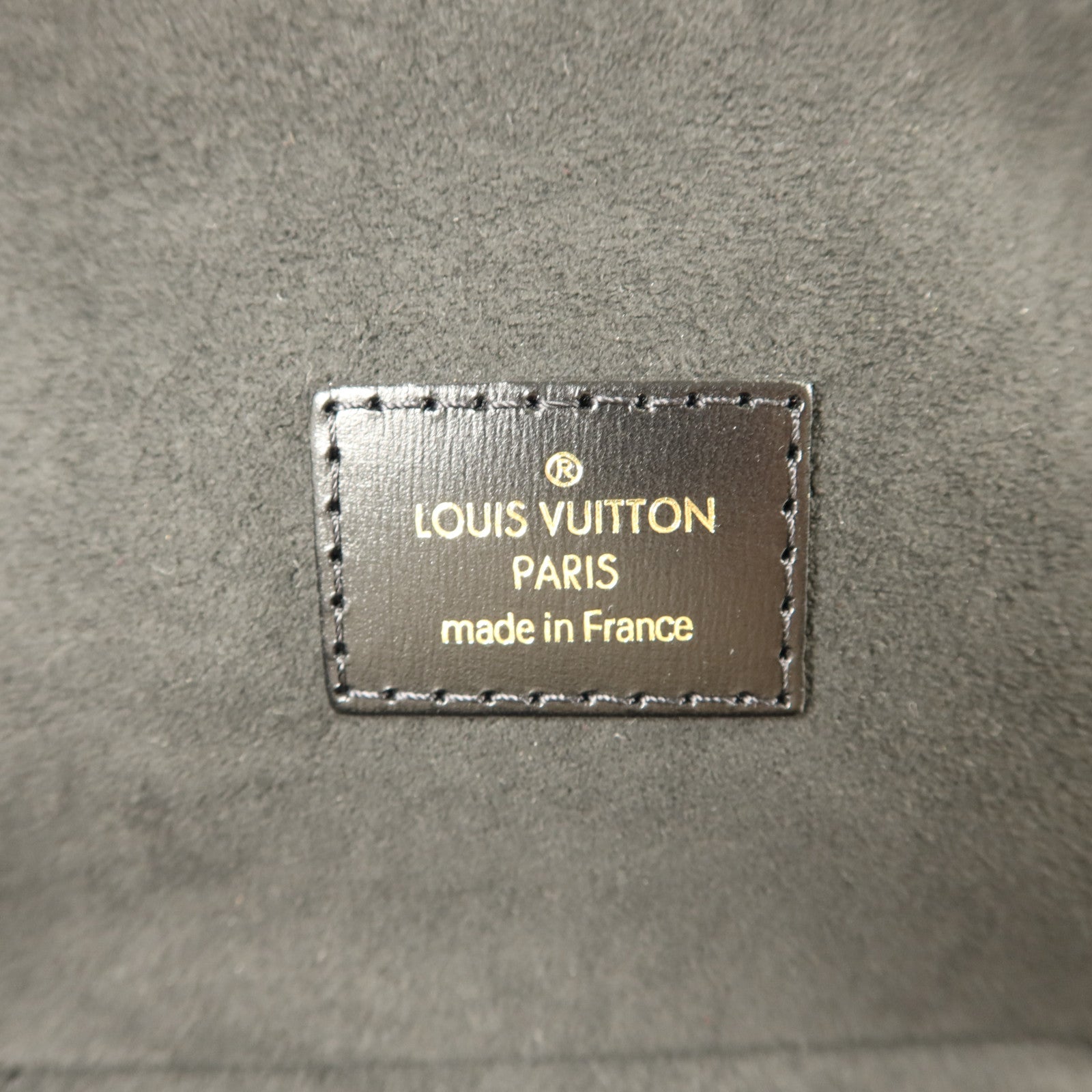 LOUIS VUITTON Monogram Reverse Vanity PM金扣手挽肩背兩用袋棕色