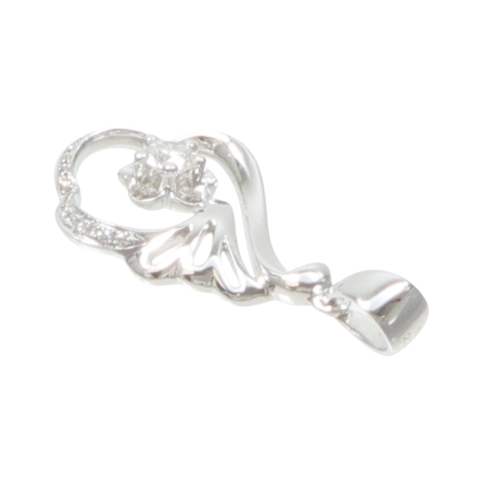JEWELRY 18K白金Diamond Pendant鑽石吊墜