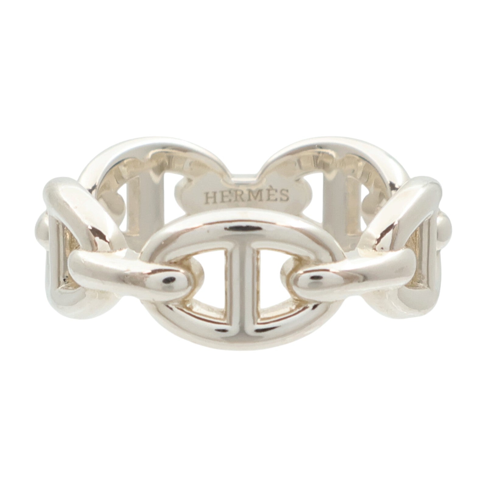 HERMES 925純銀Chaine D'Ancre Ring戒指