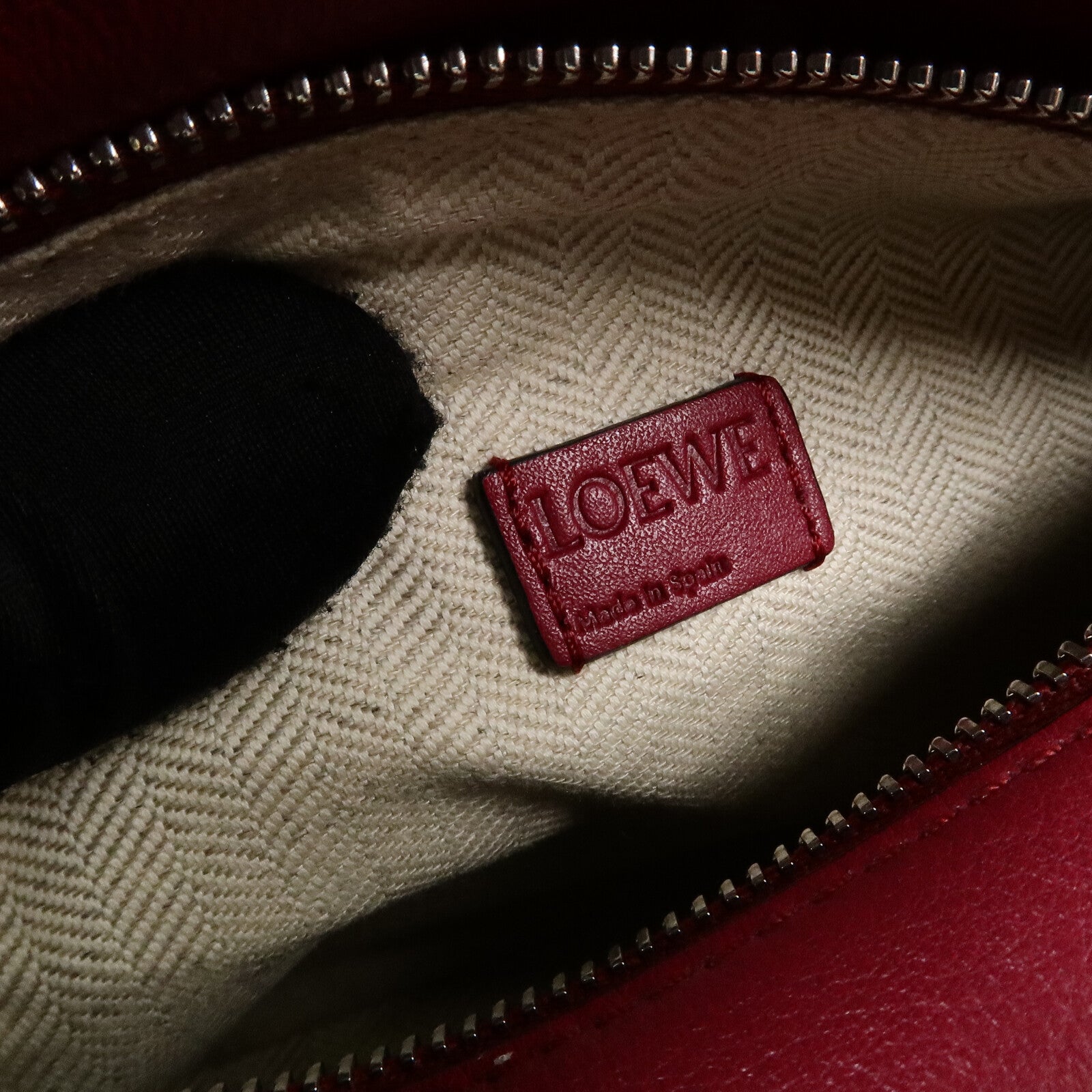 LOEWE 牛皮皮革Mini Puzzle手挽肩背兩用袋